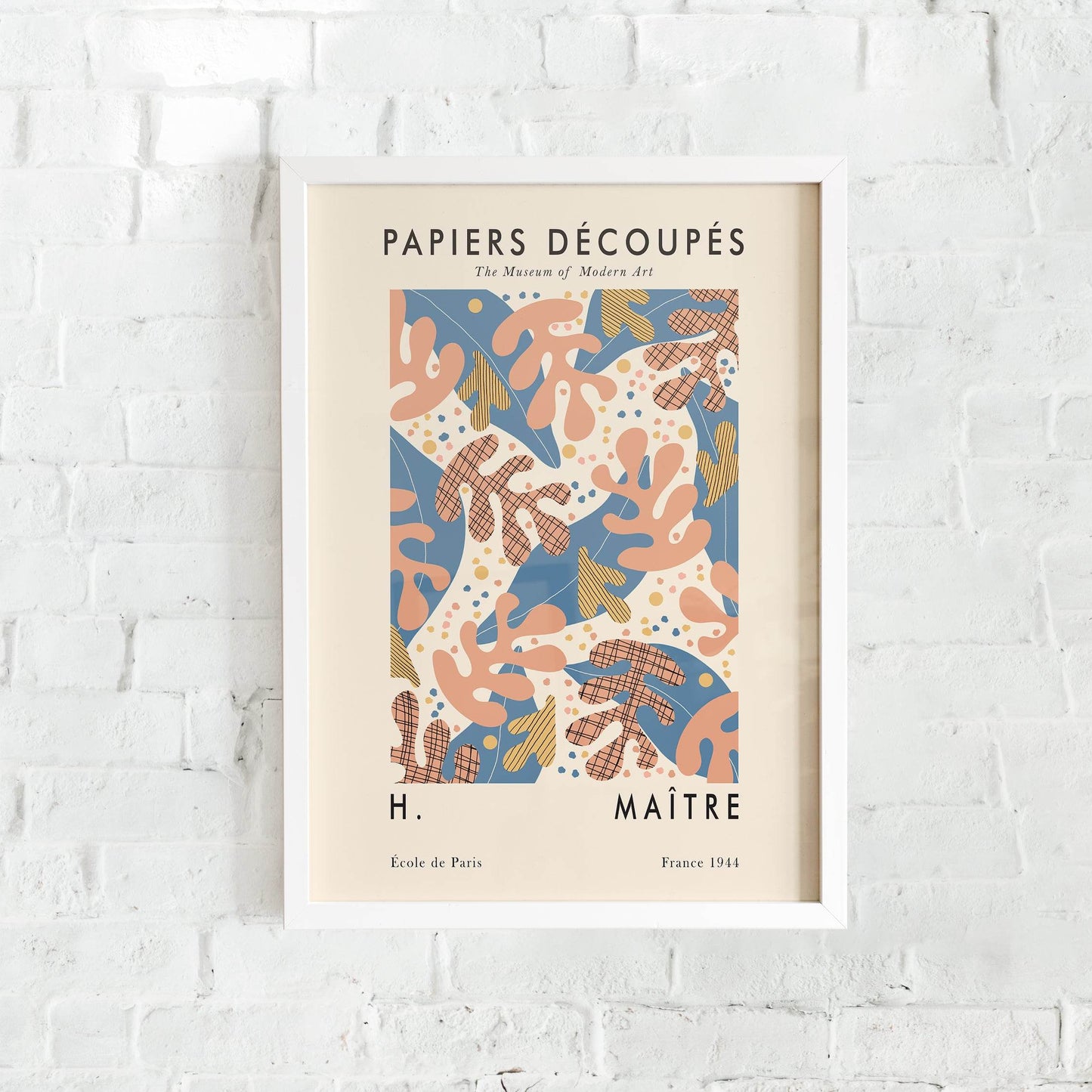 Floral Cutouts Art Print - HypeSheriff