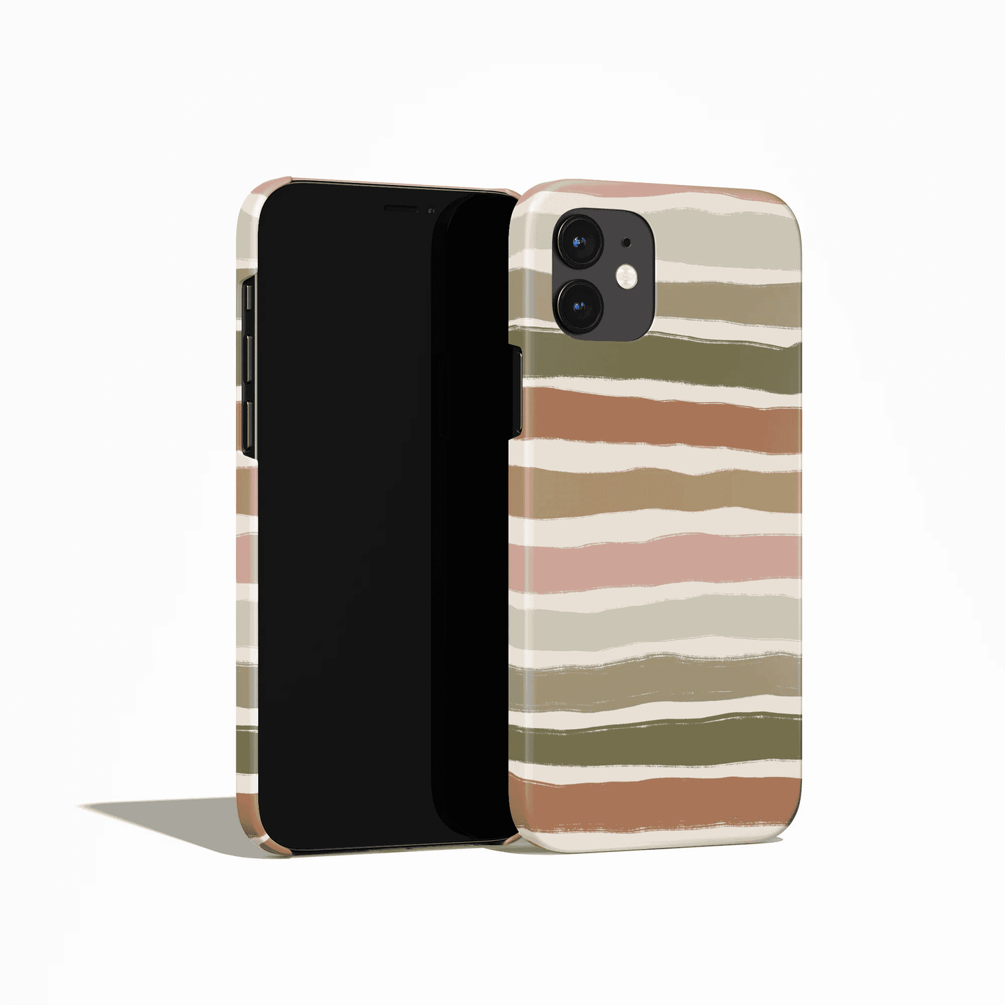 Boho Striped Aesthetic iPhone Case - HypeSheriff