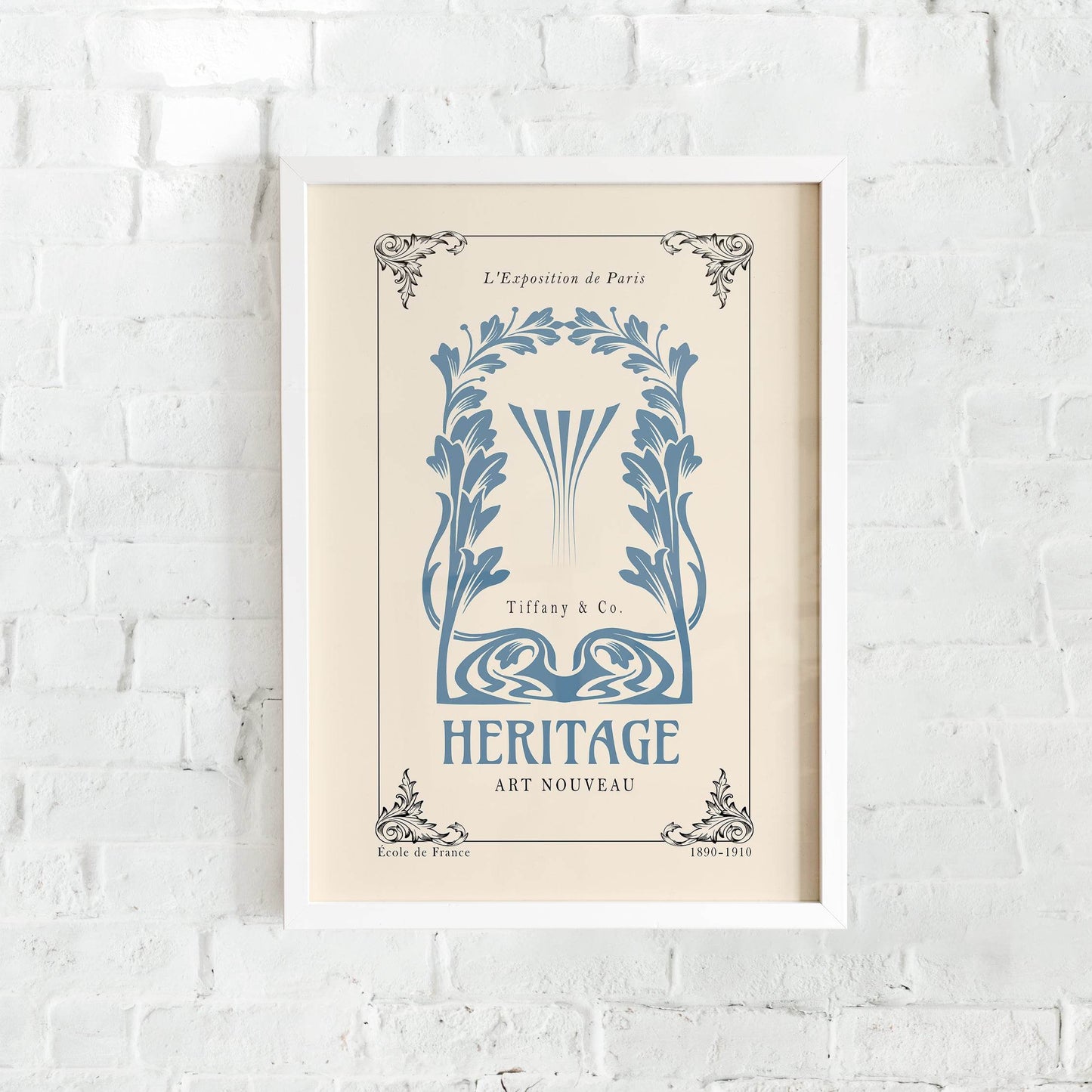 Heritage Art Nouveau Poster - HypeSheriff