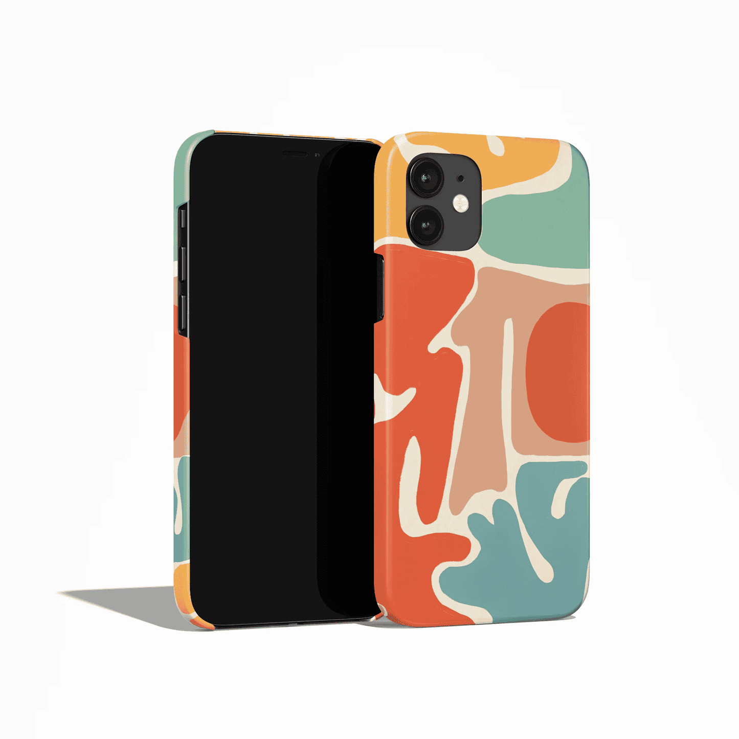 Mid Century Modern Colorful iPhone Case - HypeSheriff