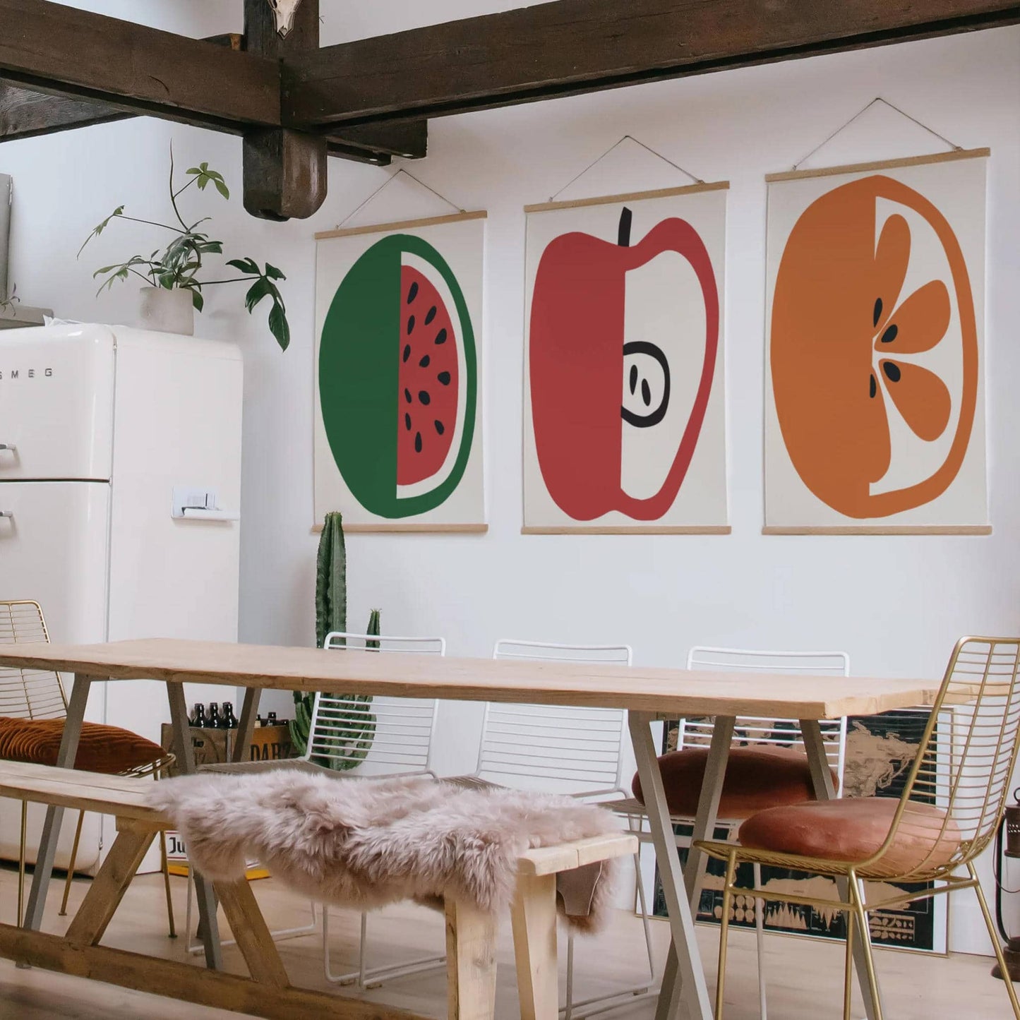 Set of 3 Fruits Prints - HypeSheriff