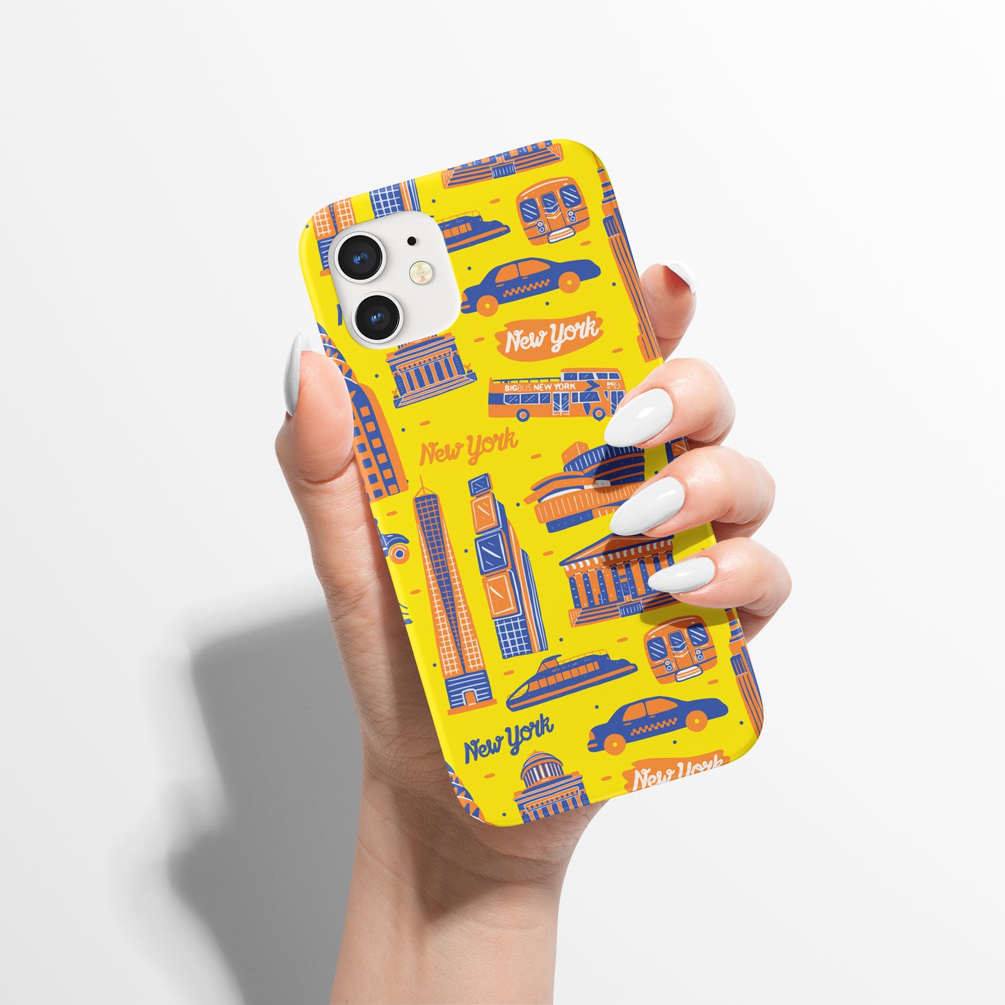 Yellow Taxi New York City iPhone Case - HypeSheriff