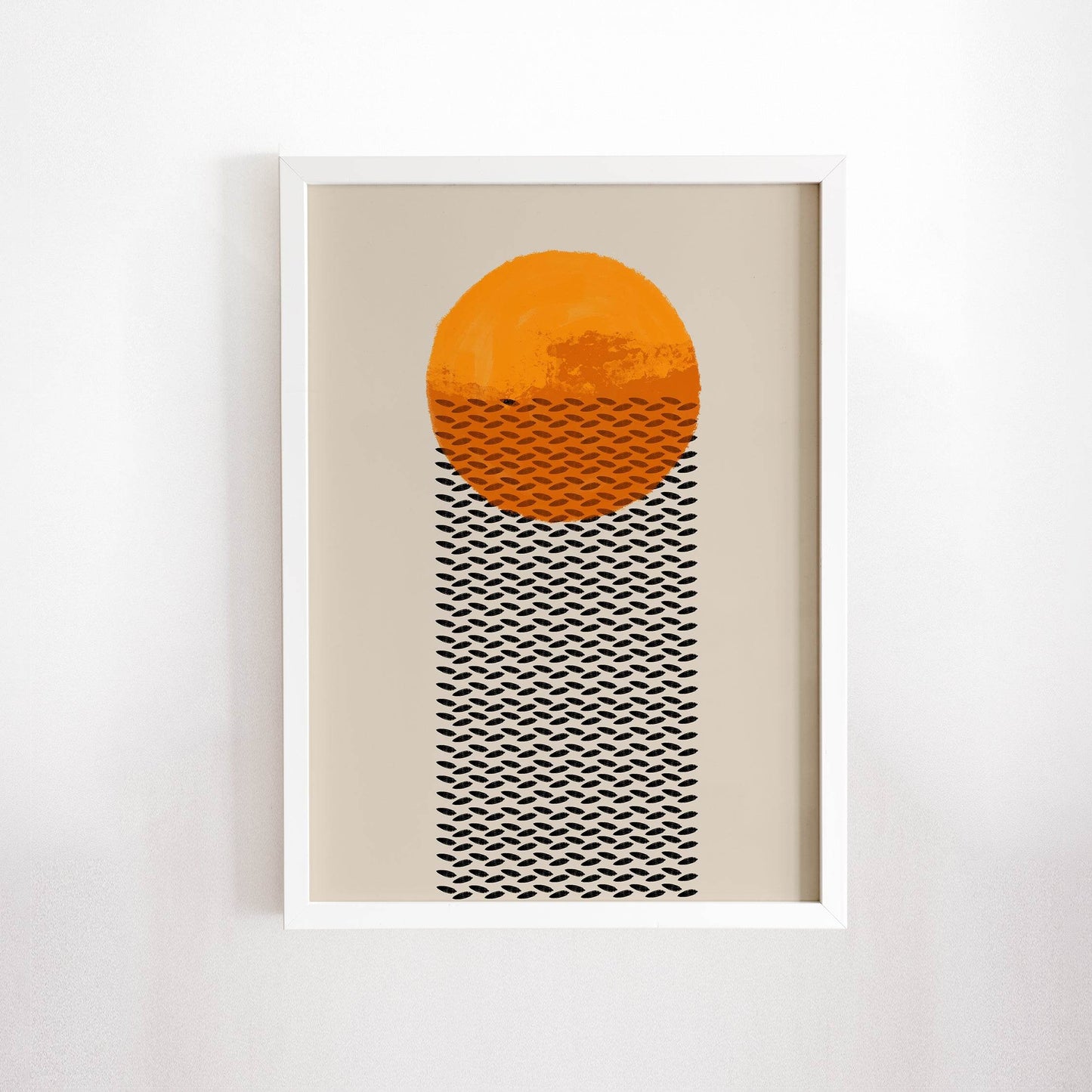 Mid Century Sun Print - HypeSheriff