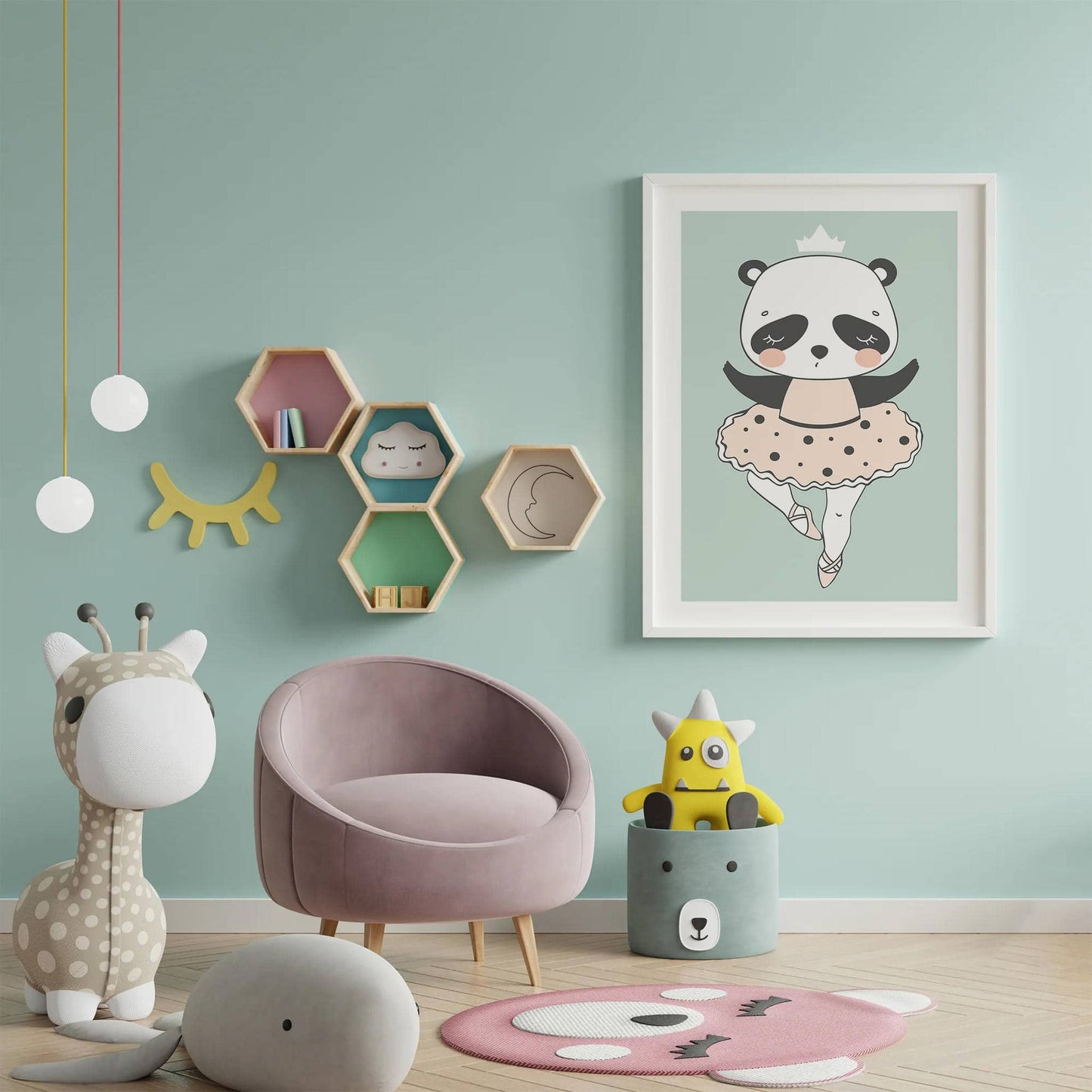Panda Ballerina Poster - HypeSheriff