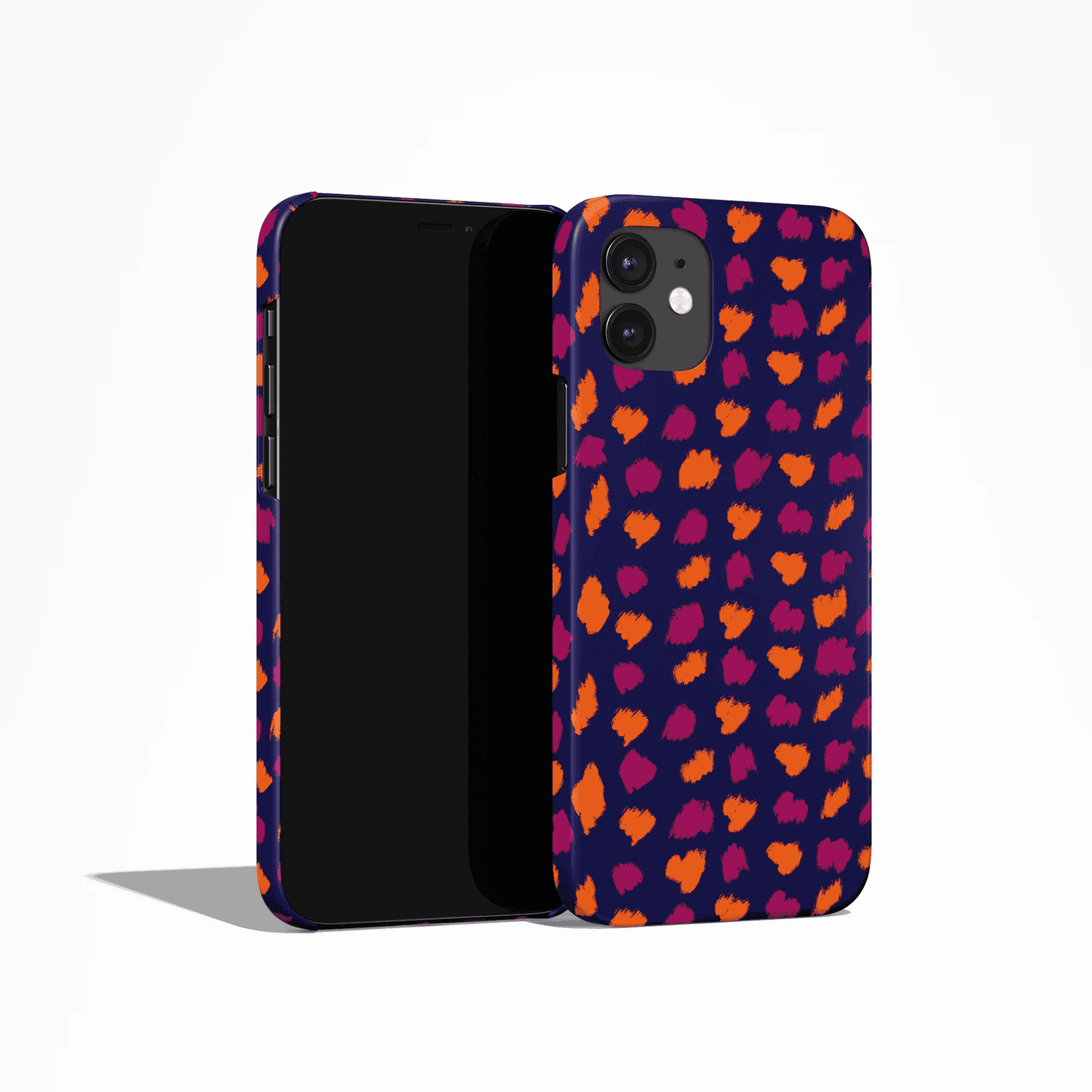 Dark Blue Abstract Art iPhone Case - HypeSheriff