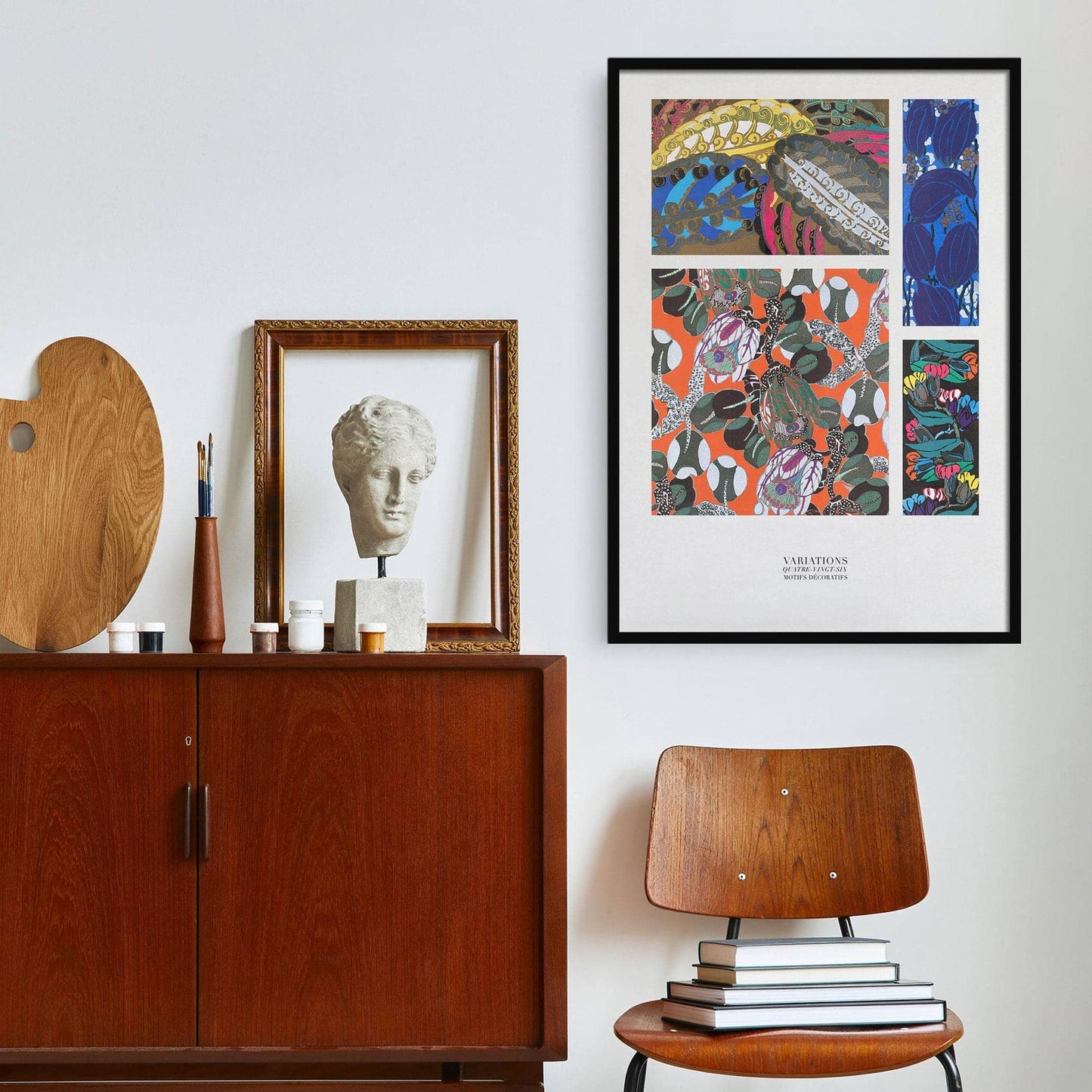 Art Deco Composition No.4 Poster - HypeSheriff