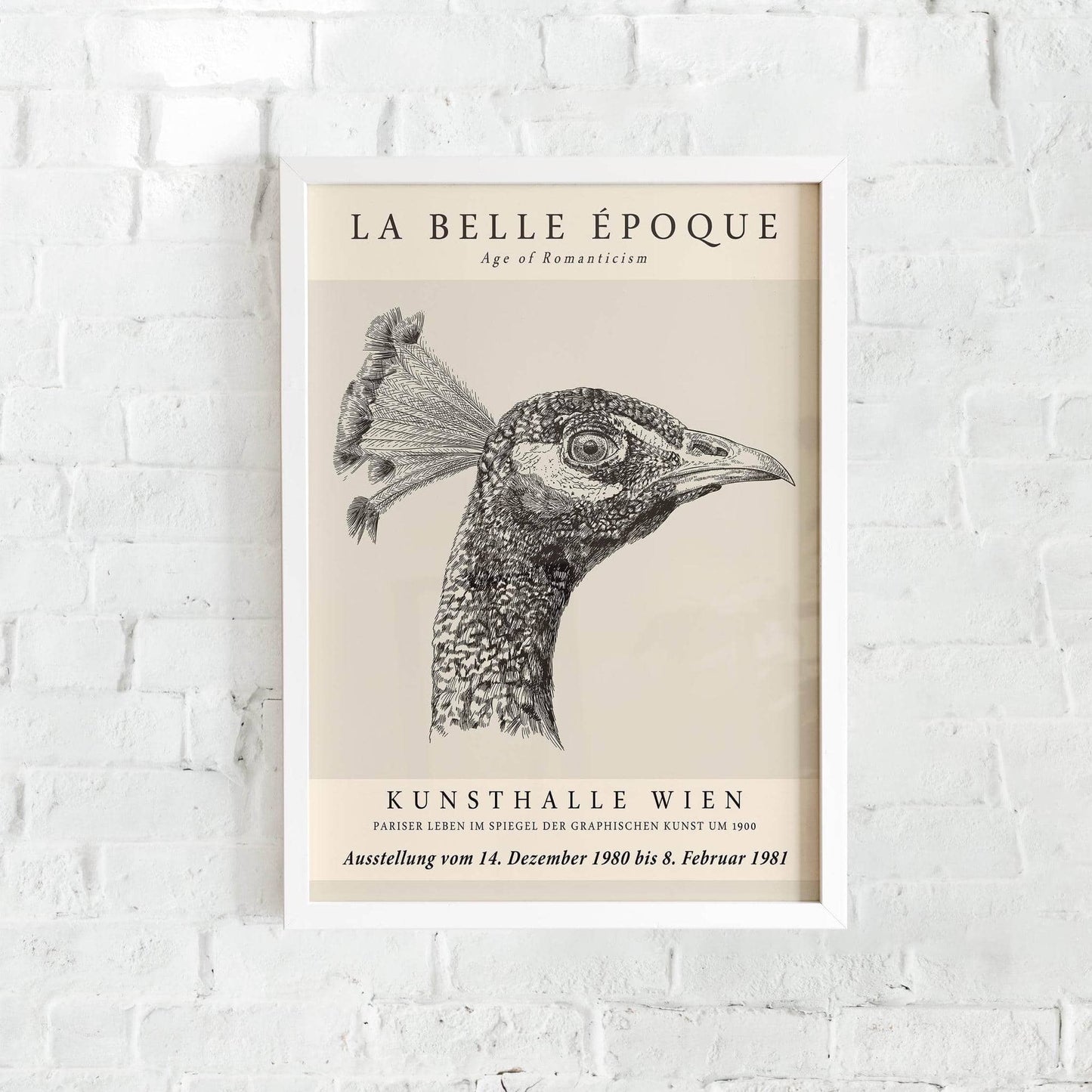 Vintage Peacock Poster - HypeSheriff