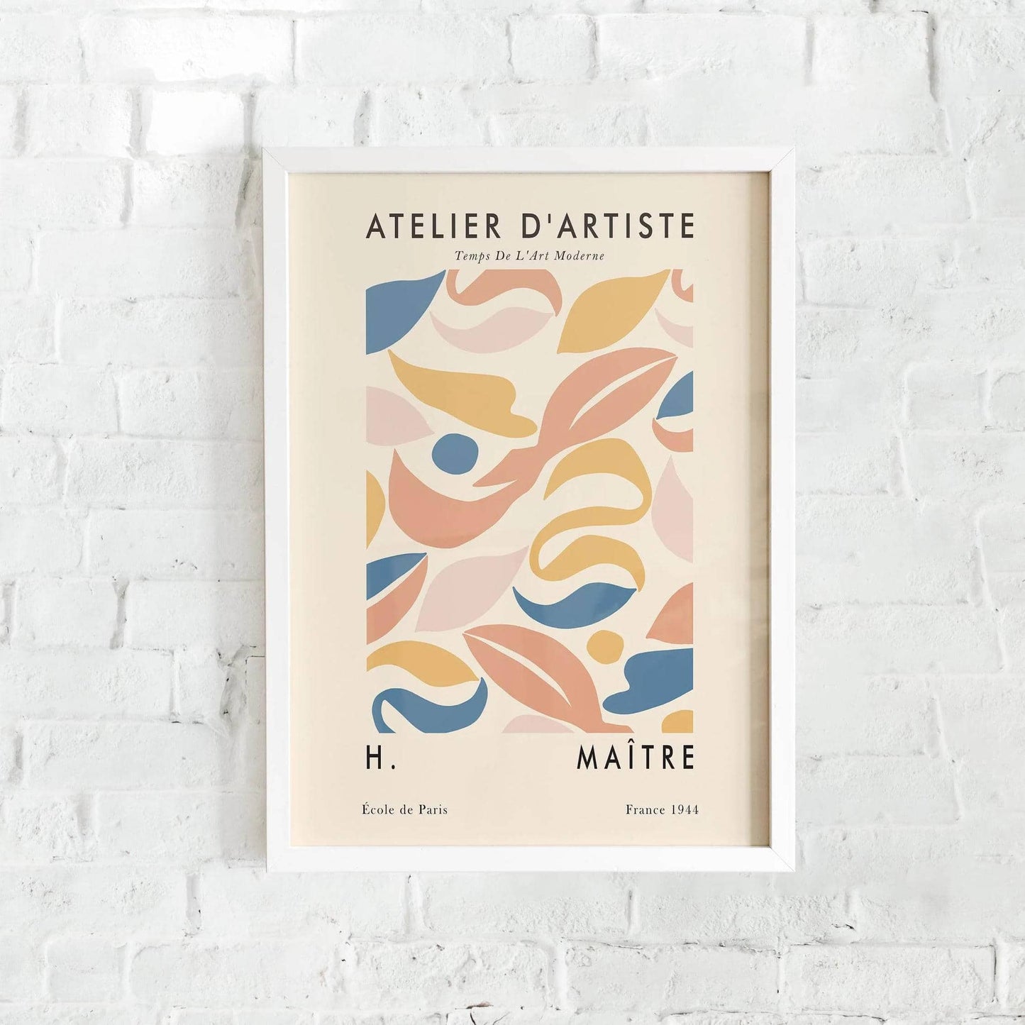 Pastel Atelier d'Artiste French Poster - HypeSheriff
