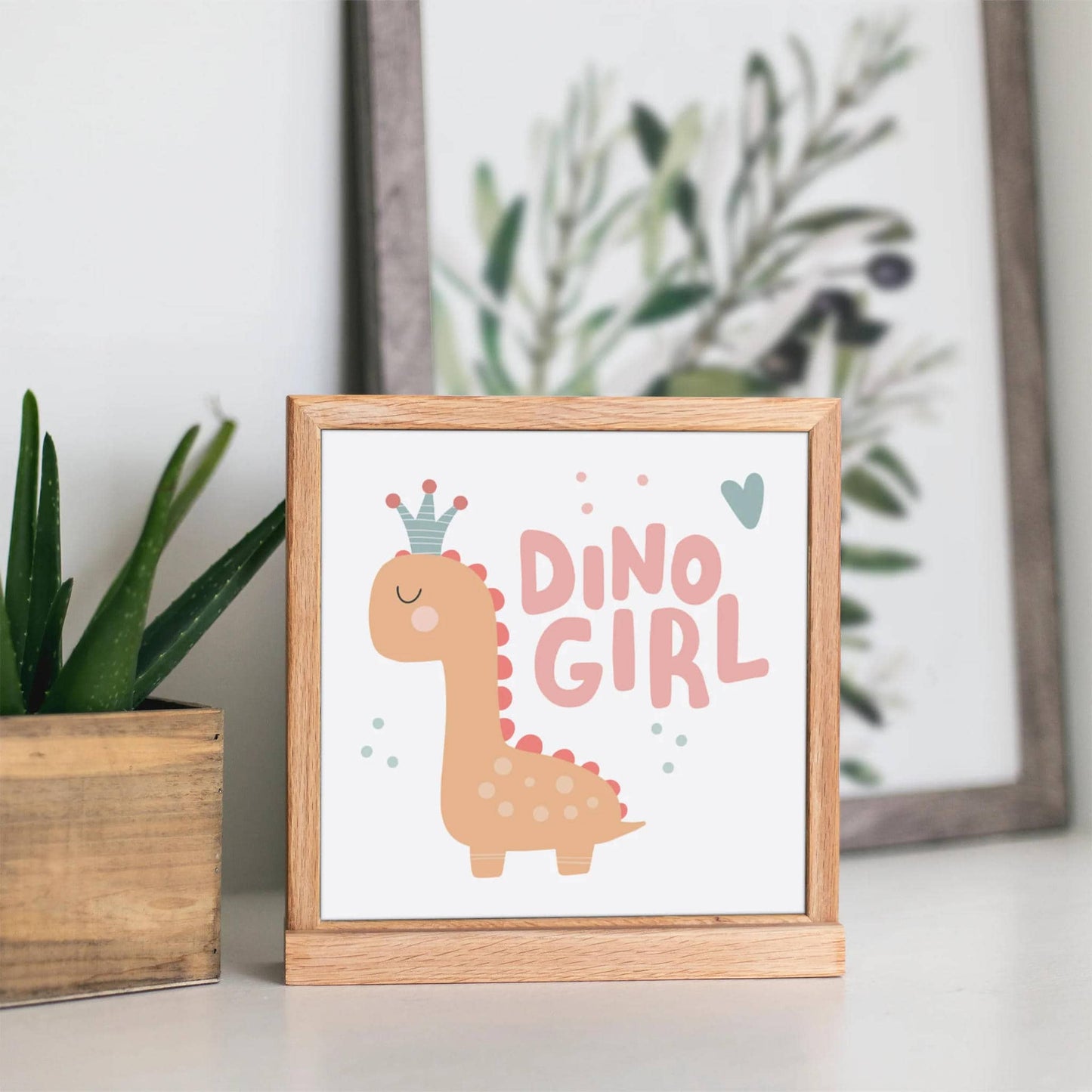 Dino Girl Print - HypeSheriff