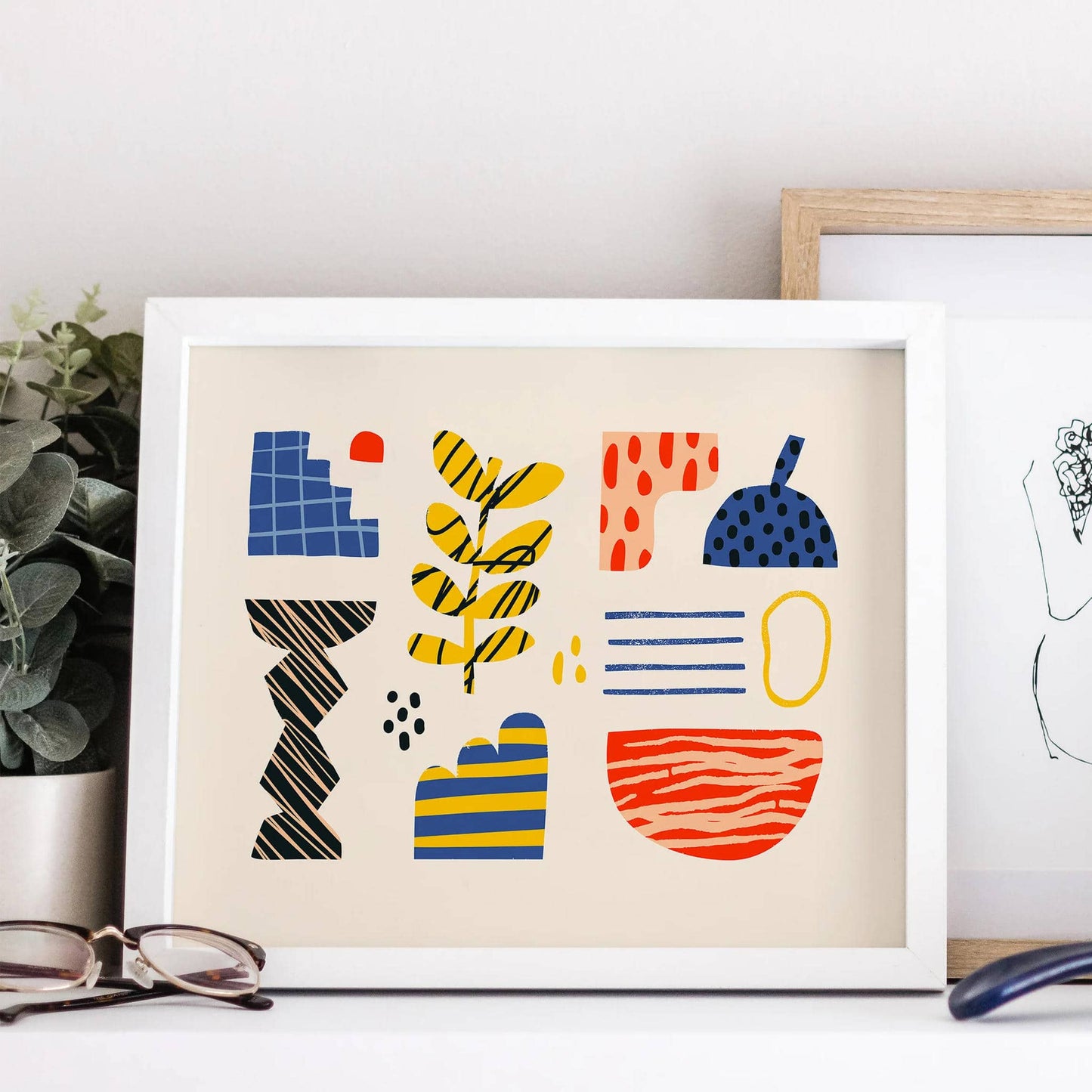 Mid Century Composition Print - HypeSheriff