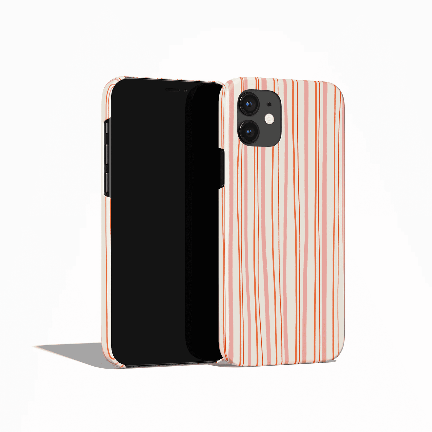 Retro Bright Striped Pattern iPhone Case - HypeSheriff