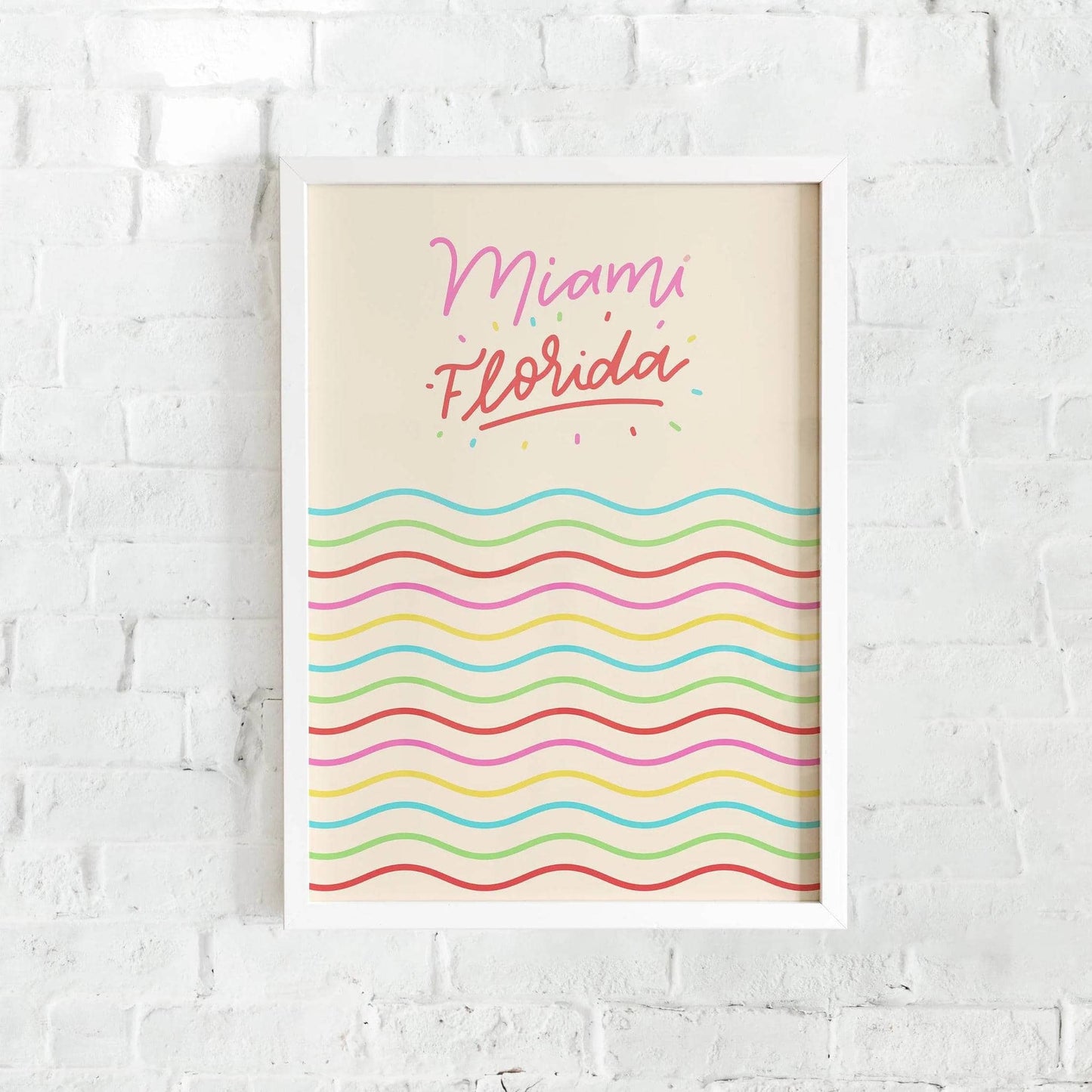 Colorful Florida Poster - HypeSheriff