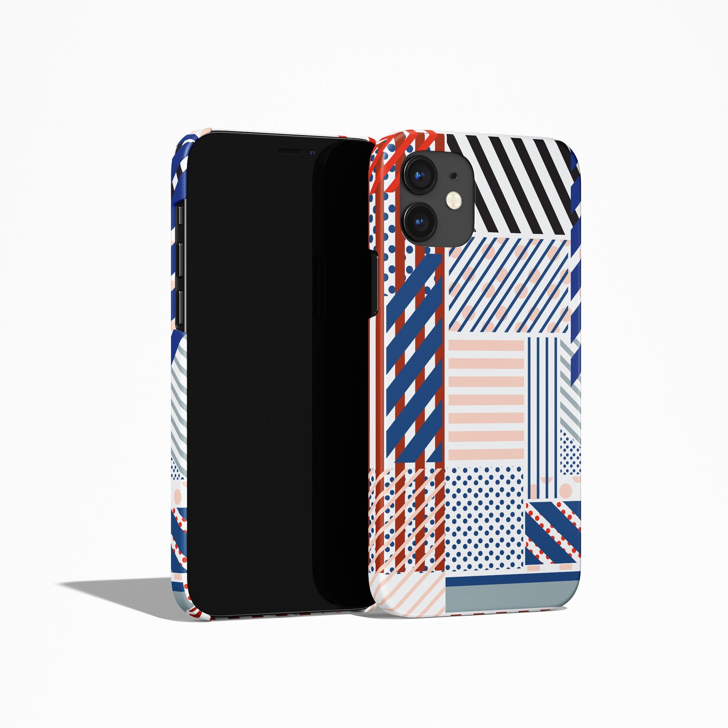 Modern Bauhaus Pattern iPhone Case - HypeSheriff