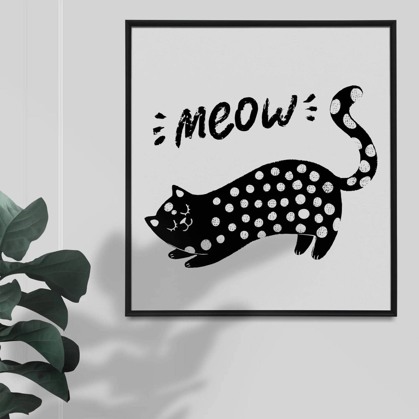 Meow Cat Print - HypeSheriff