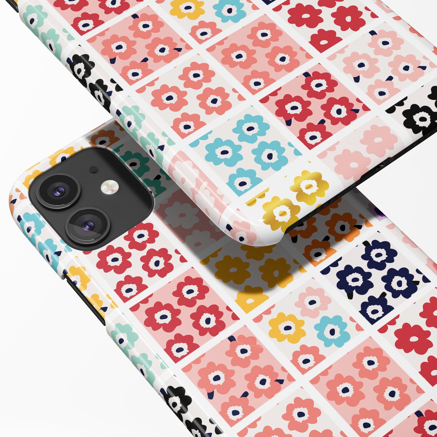 Retro Hippie 60s 70s Floral iPhone Case - HypeSheriff