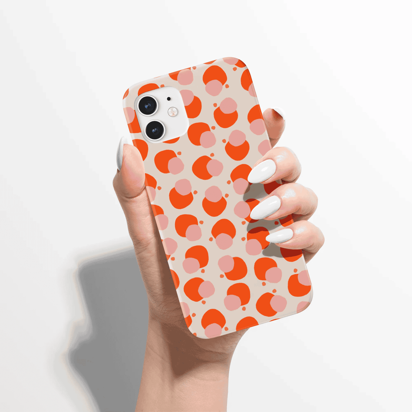 Modern Spots Pattern iPhone Case - HypeSheriff