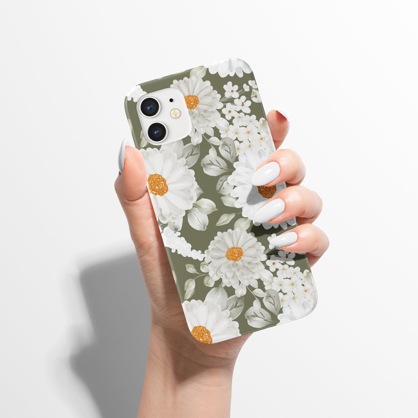 Green Romantic Botanical Floral iPhone Case - HypeSheriff