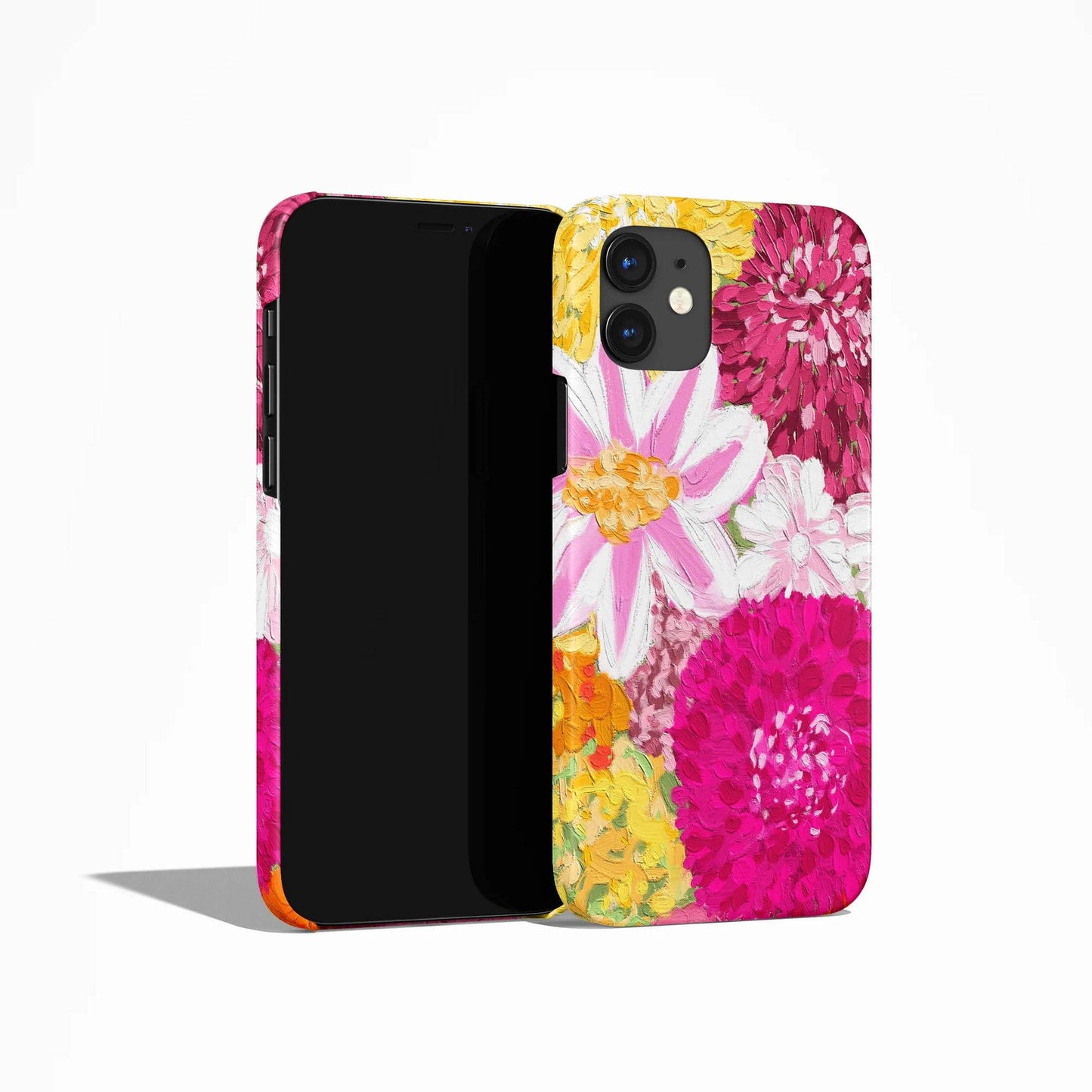 Painted Colorful Flowers iPhone Case - HypeSheriff