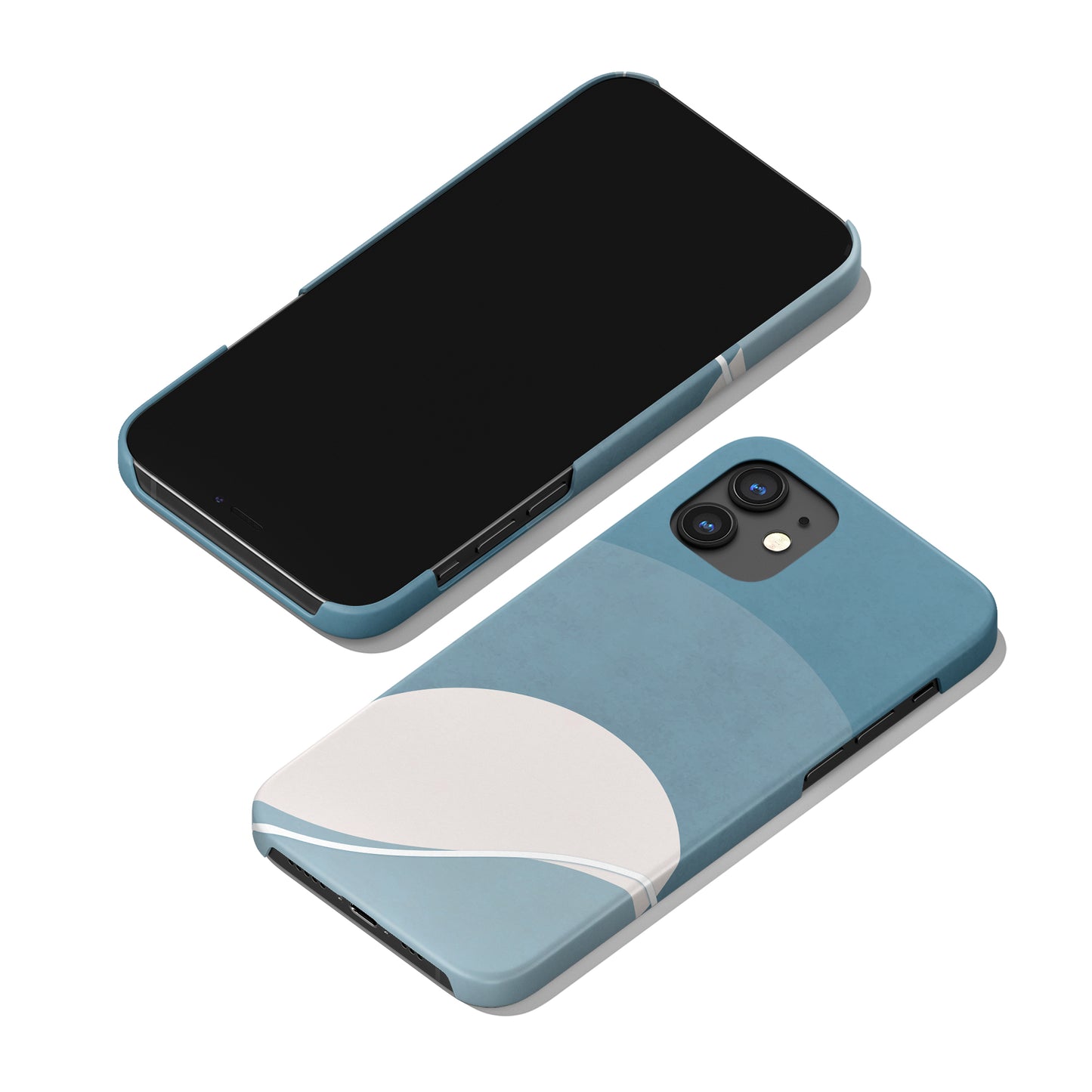 Blue Moon Aesthetic iPhone Case - HypeSheriff
