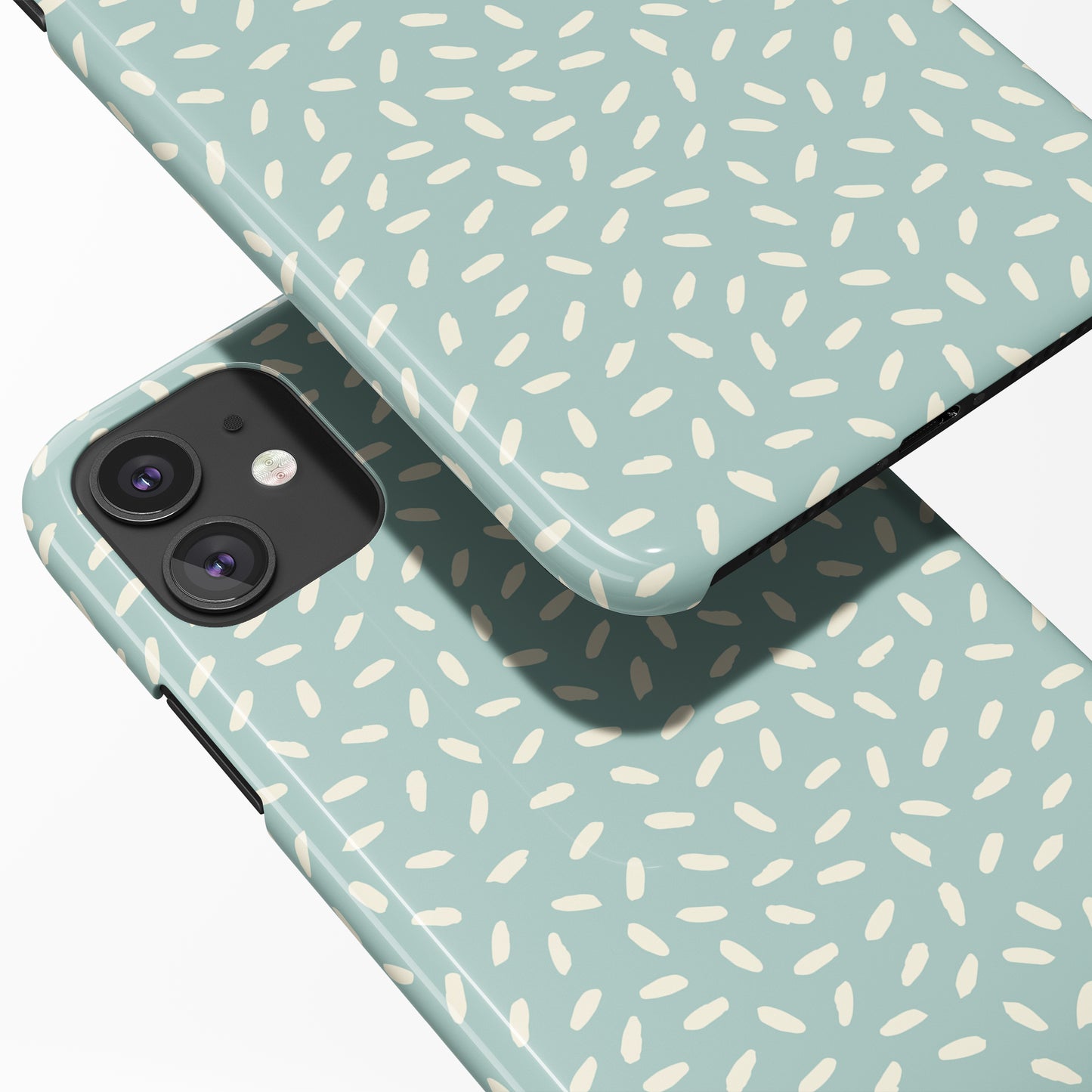Mint Japan Abstract iPhone Case - HypeSheriff
