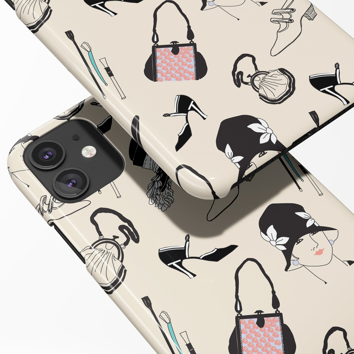 Vintage Fashion Accessories iPhone Case - HypeSheriff