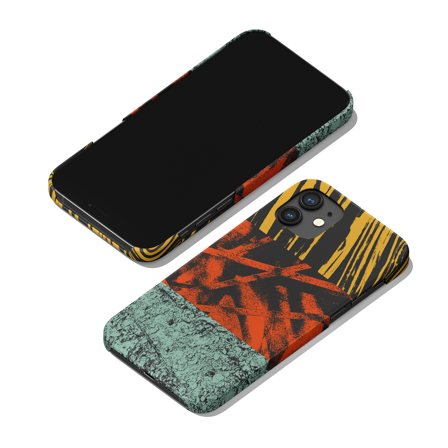 Abstract Rock and Grunge For Him iPhone Case - HypeSheriff