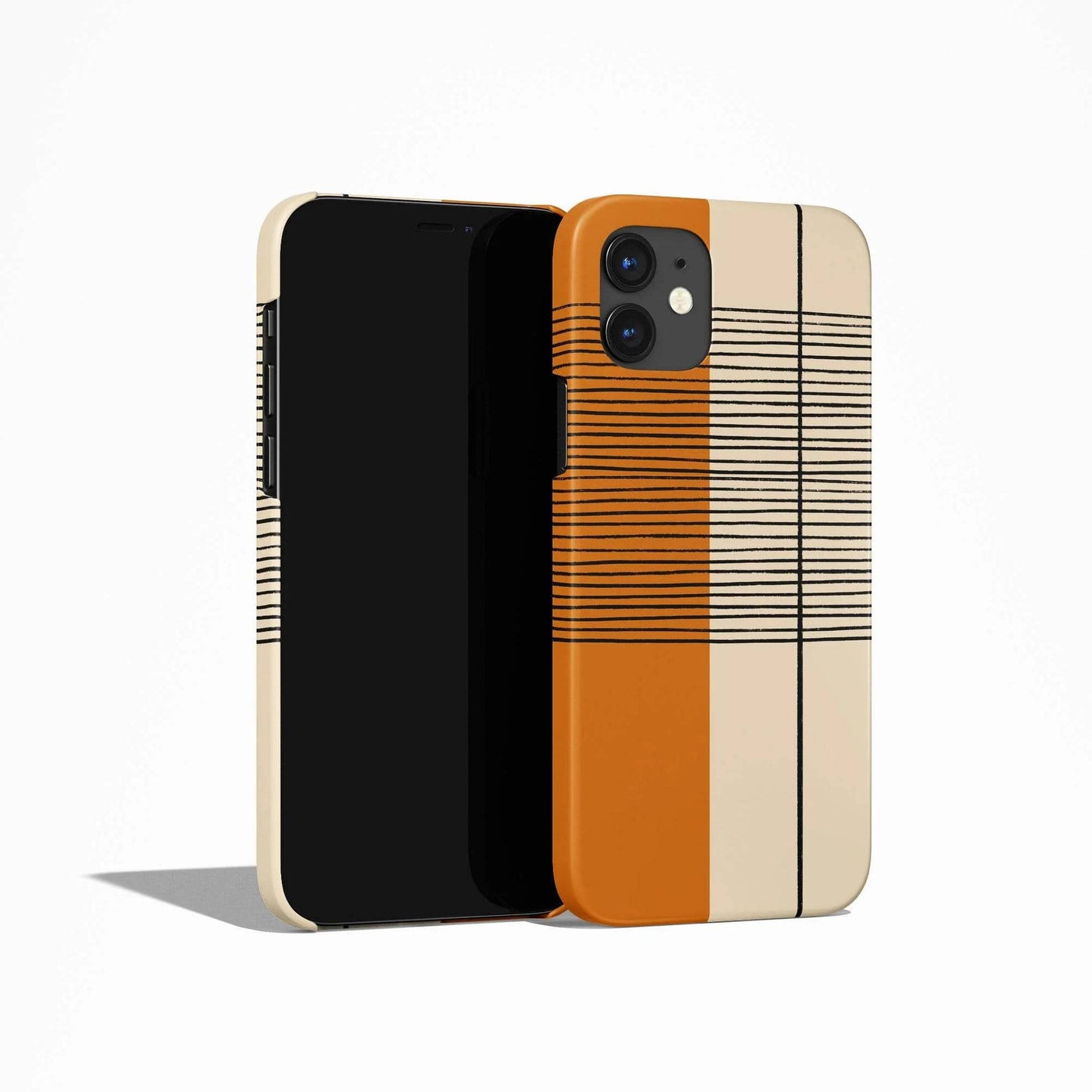 Elegant Beige Minimalist Art iPhone Case - HypeSheriff