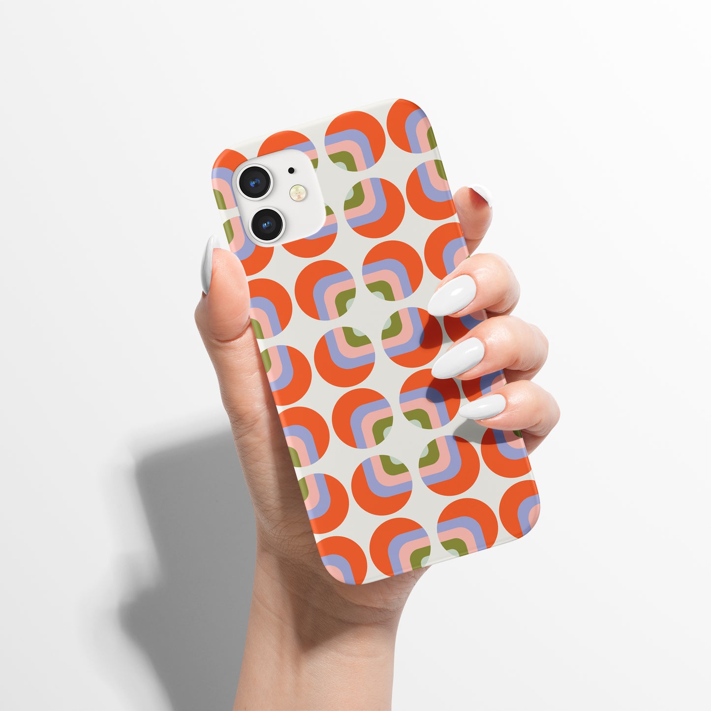 Retro 60s 70s Pattern iPhone Case - HypeSheriff