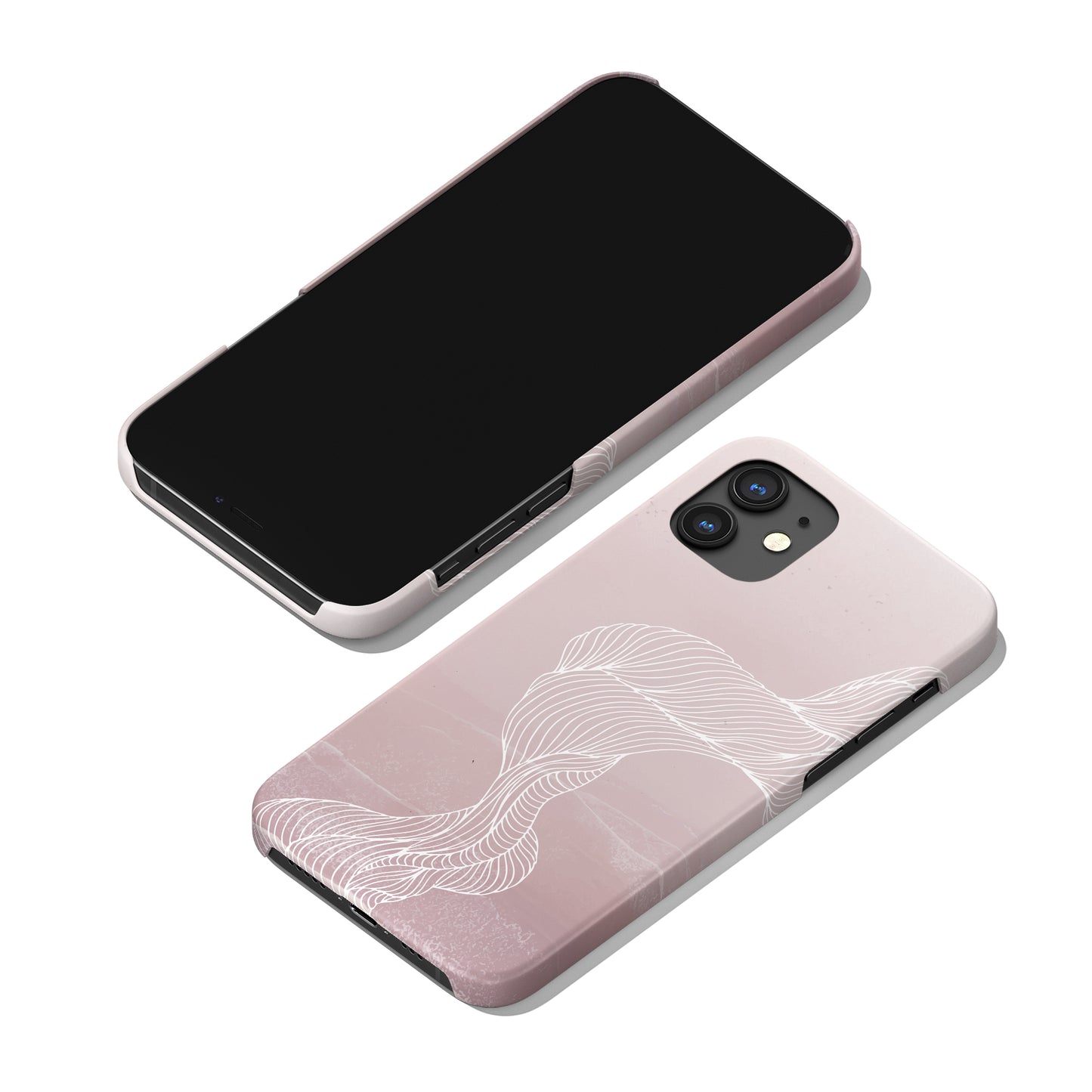 Feminine Abstract Wave iPhone Case - HypeSheriff