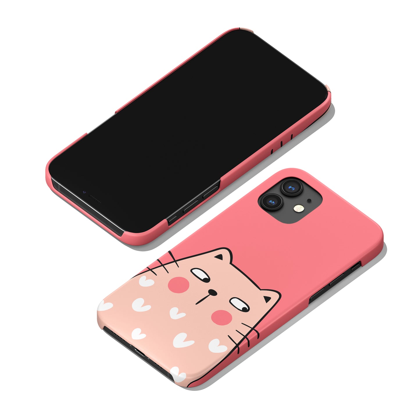 Cat Kitty Pink Cute iPhone Case - HypeSheriff
