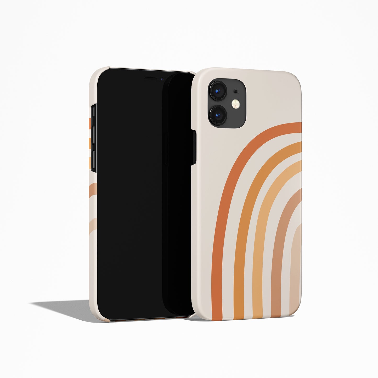 Boho Beige Rainbow iPhone Case - HypeSheriff