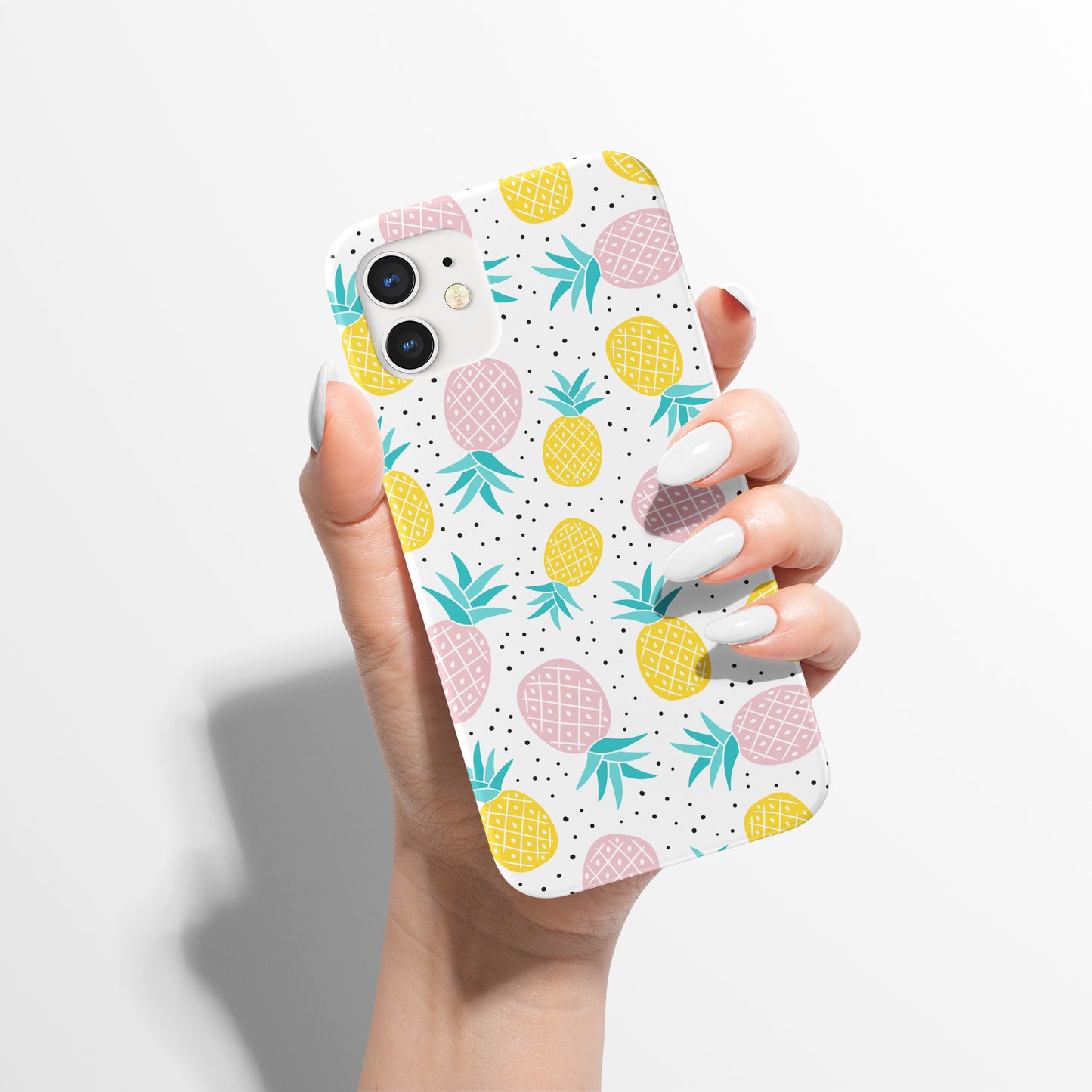 Tropical Pineapple Pattern iPhone Case - HypeSheriff