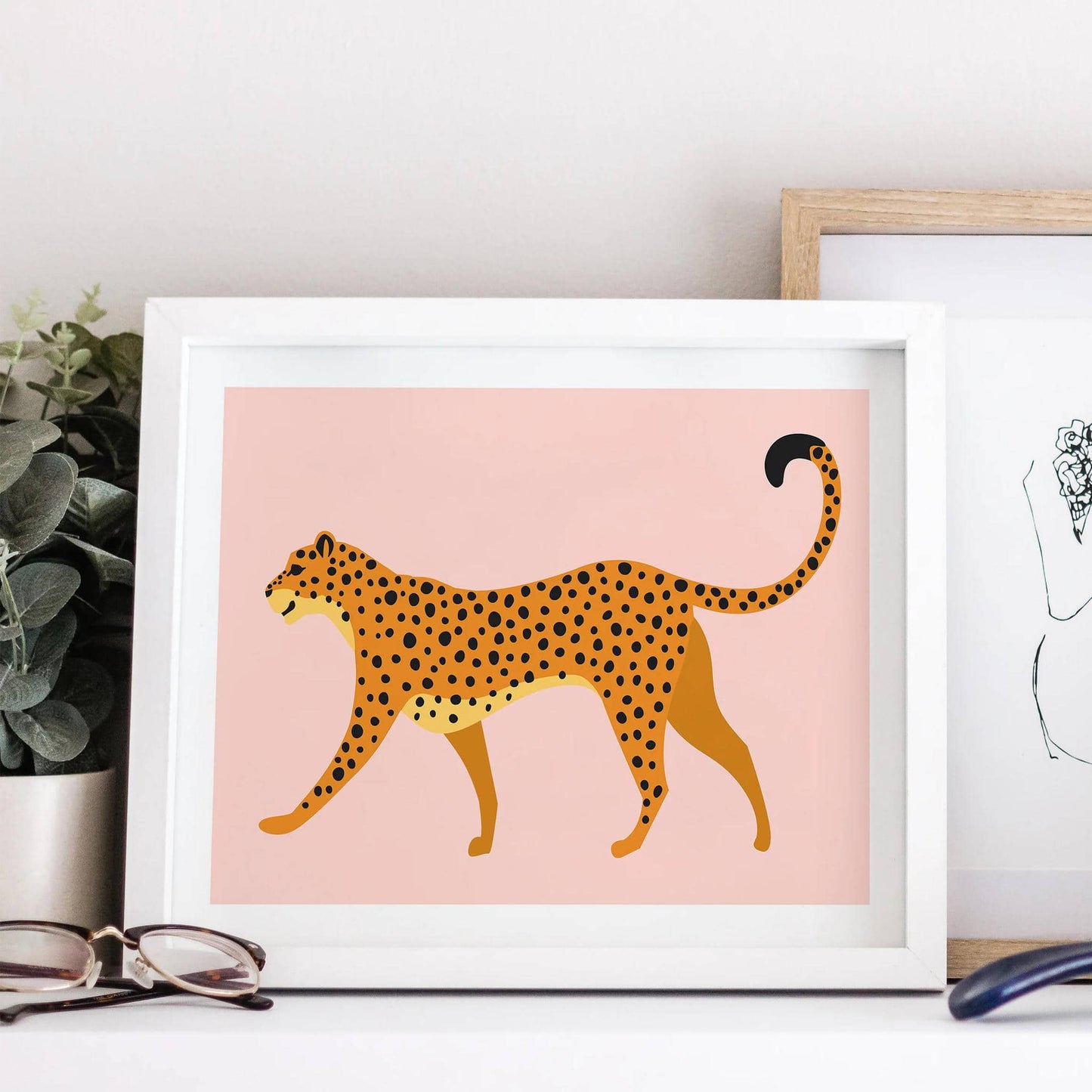 Horizontal Cheetah Poster - HypeSheriff