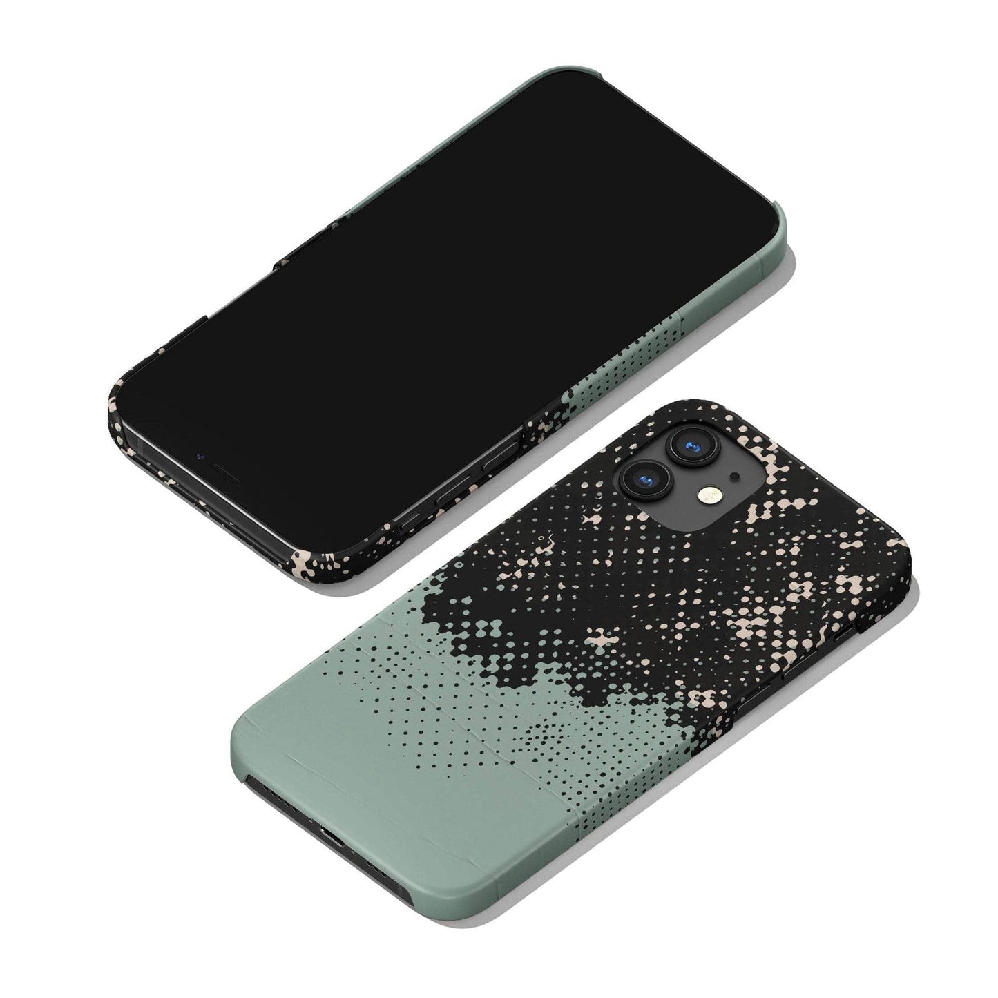 Mint Modern Bauhaus Art iPhone Case - HypeSheriff