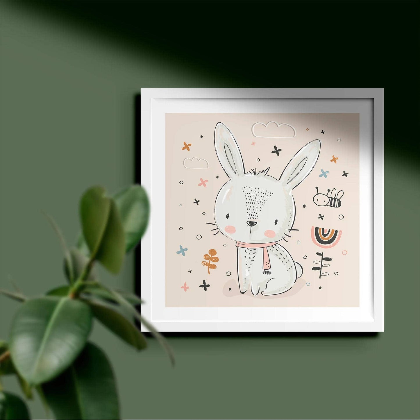 Cute Little Rabbit Print - HypeSheriff