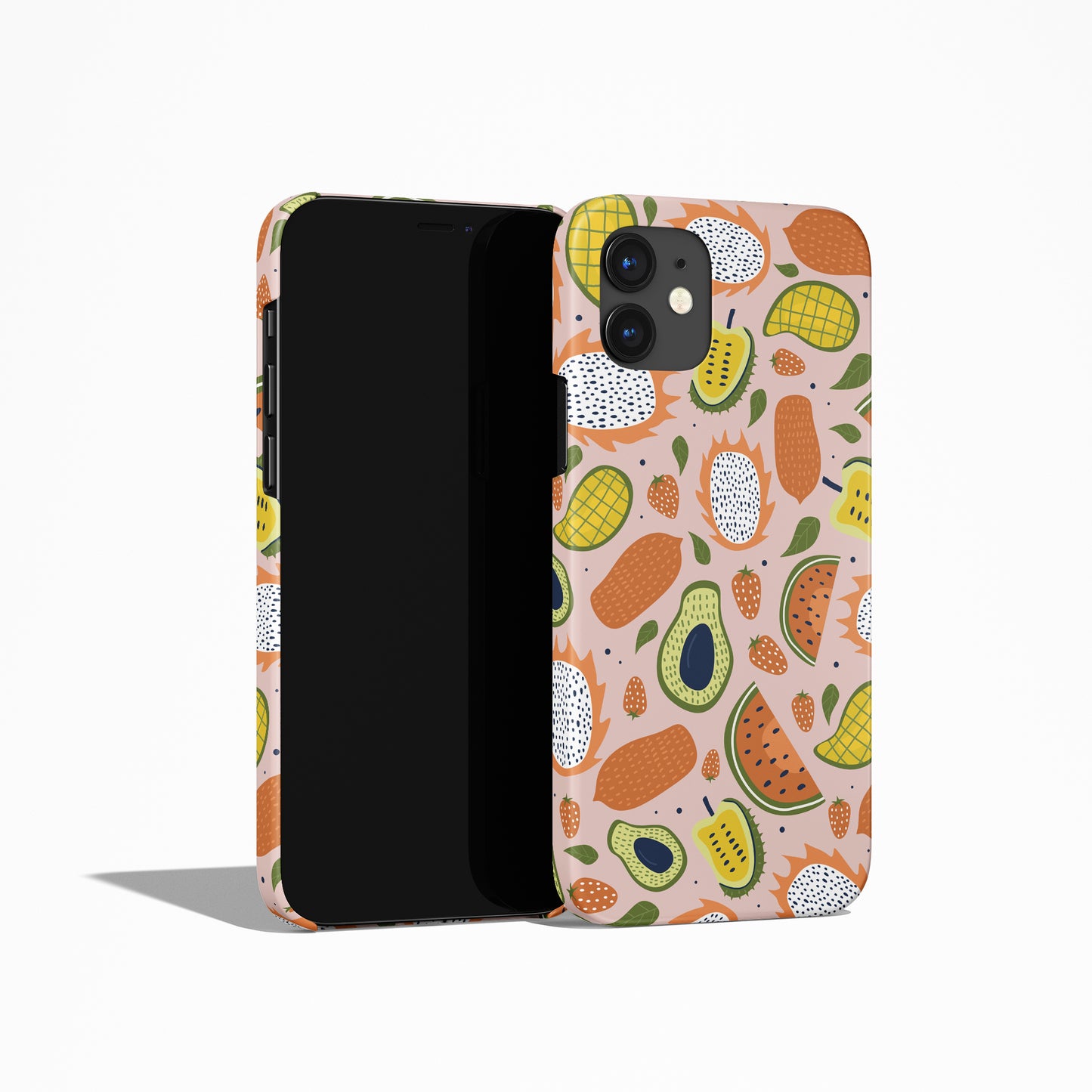 Vegan Fruits Colorful iPhone Case - HypeSheriff