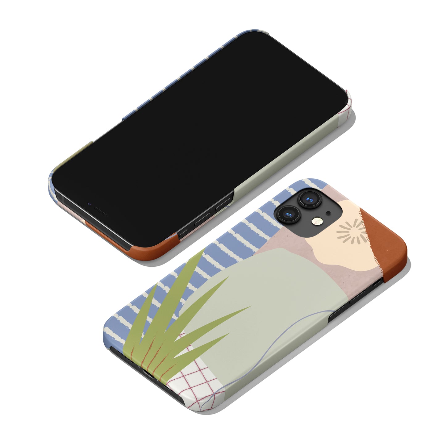 Abstract Vintage Nature iPhone Case - HypeSheriff