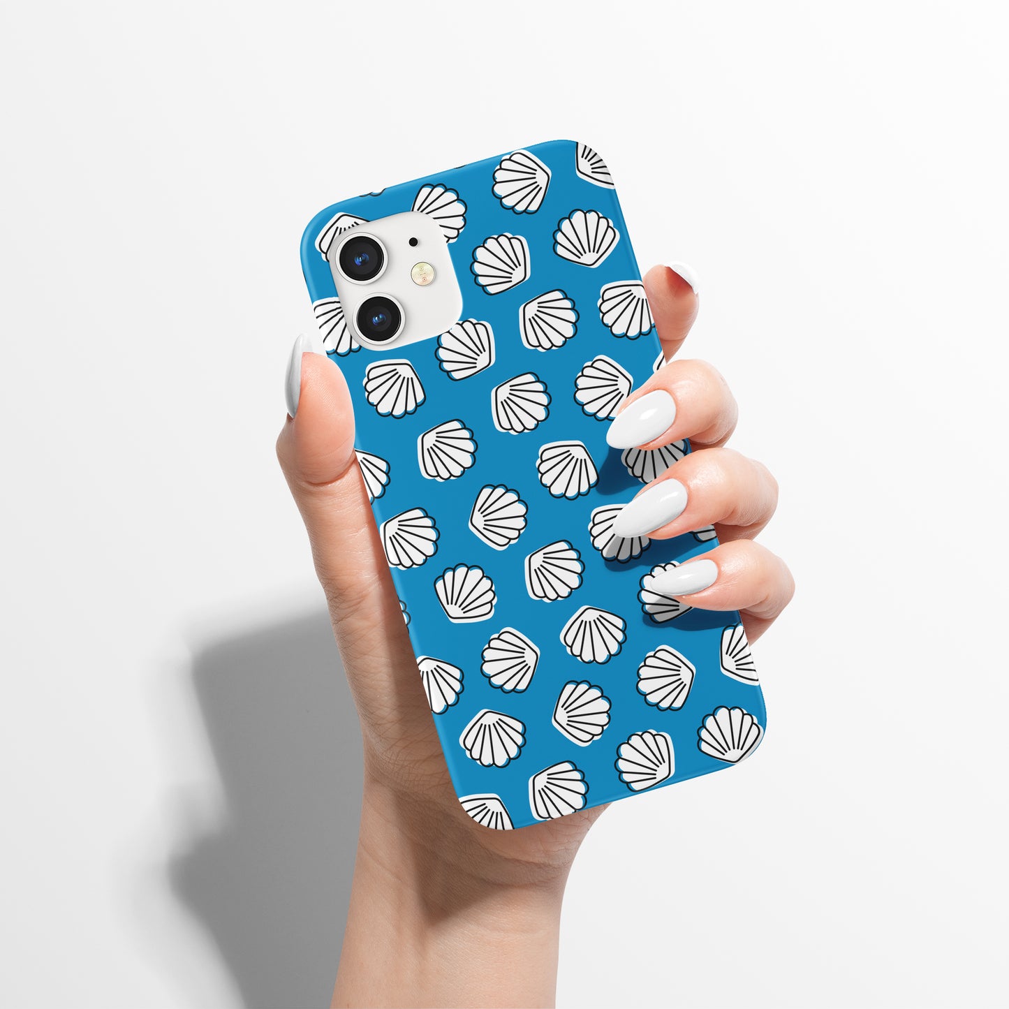 Blue Shells Pattern iPhone Case - HypeSheriff
