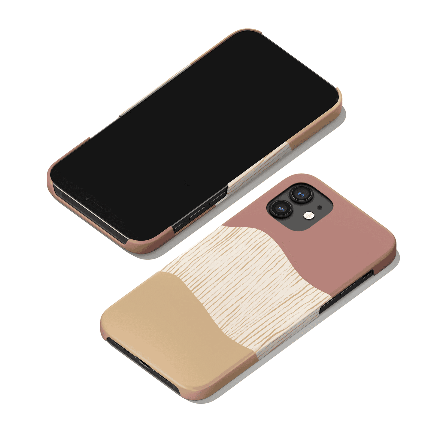 Pastel Minimalist Modern Feminine iPhone Case - HypeSheriff