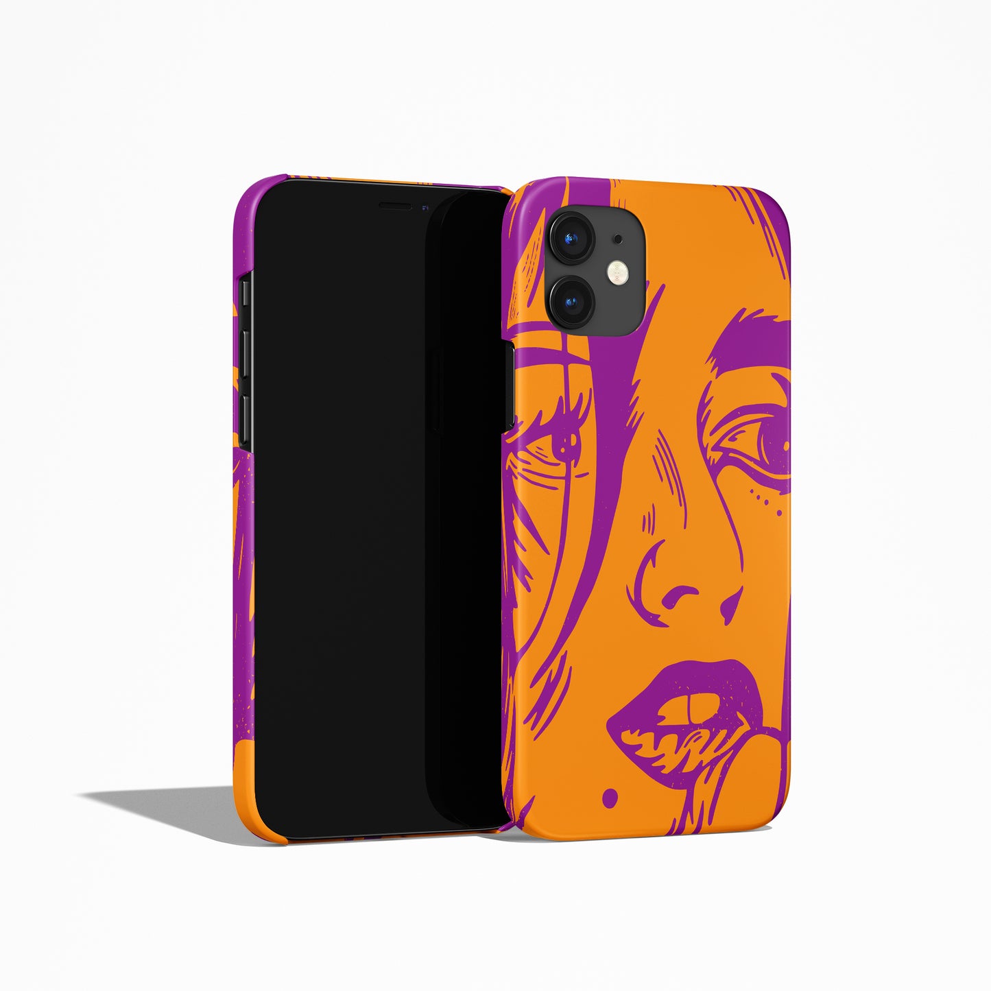 Pulp Fiction Pop Art Woman iPhone Case - HypeSheriff