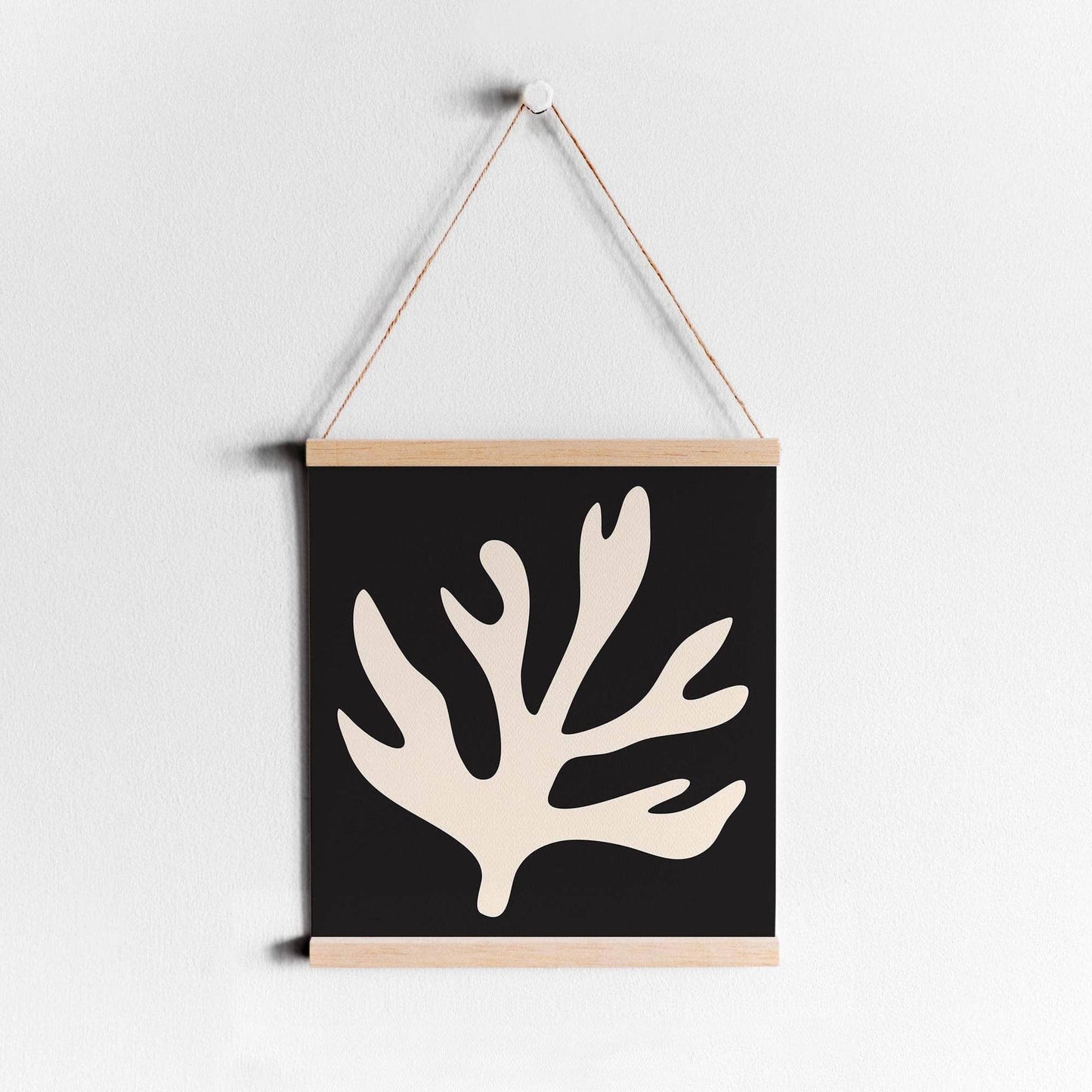 Black Leaf Print - HypeSheriff