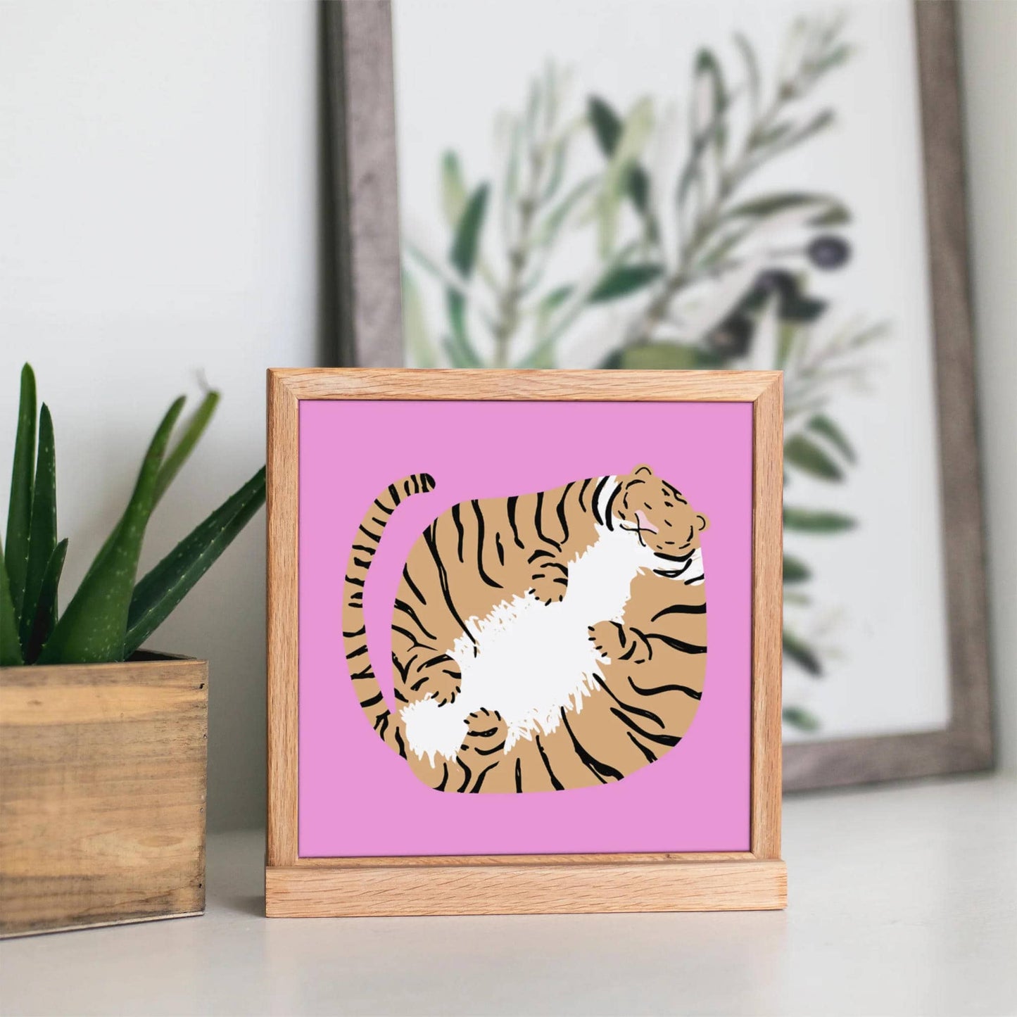 Pink Funny Cat Print - HypeSheriff