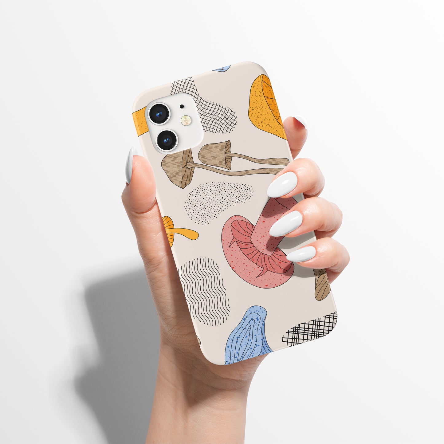 70s Psychedelic Mushrooms iPhone Case - HypeSheriff