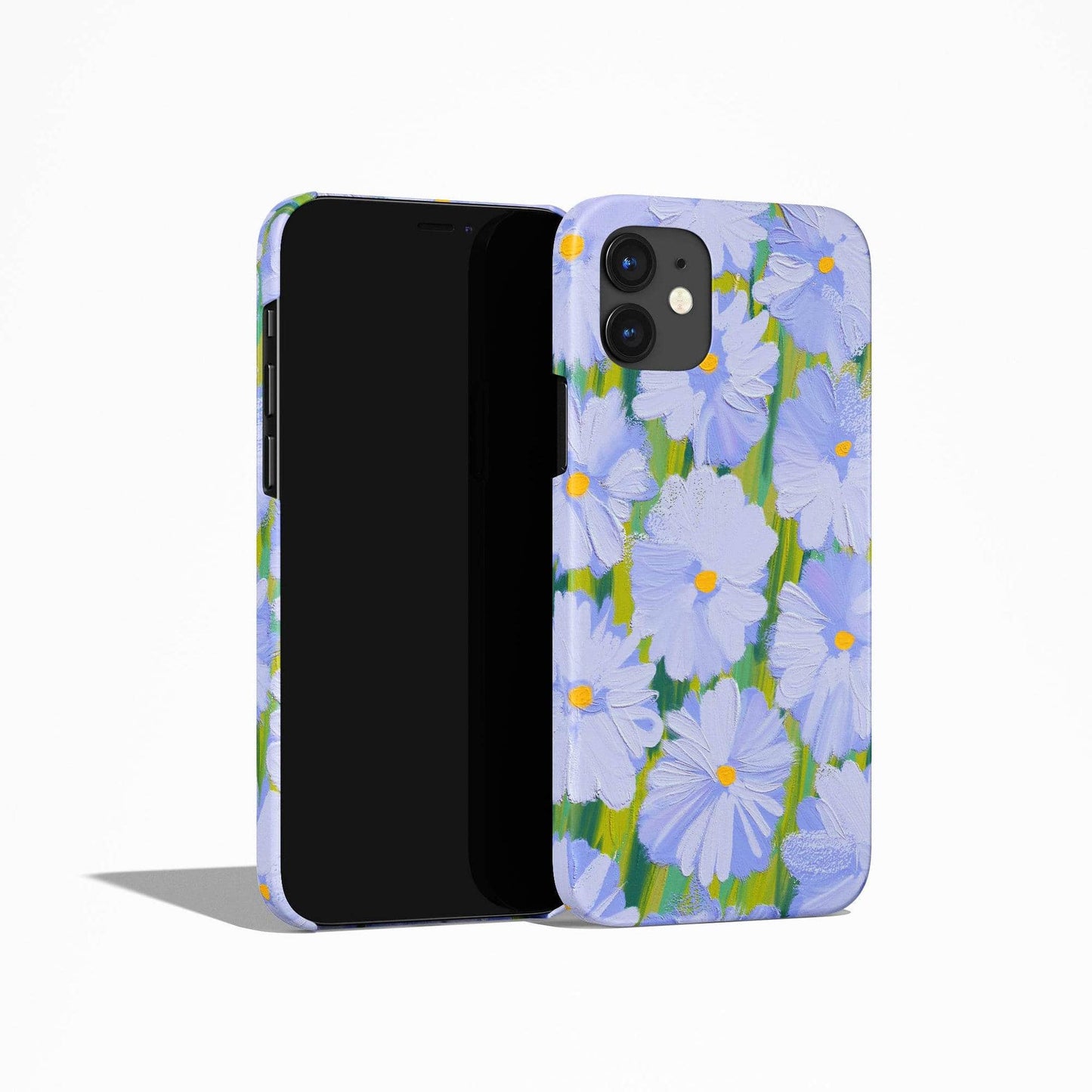 Painted Purple Flowers iPhone Case - HypeSheriff