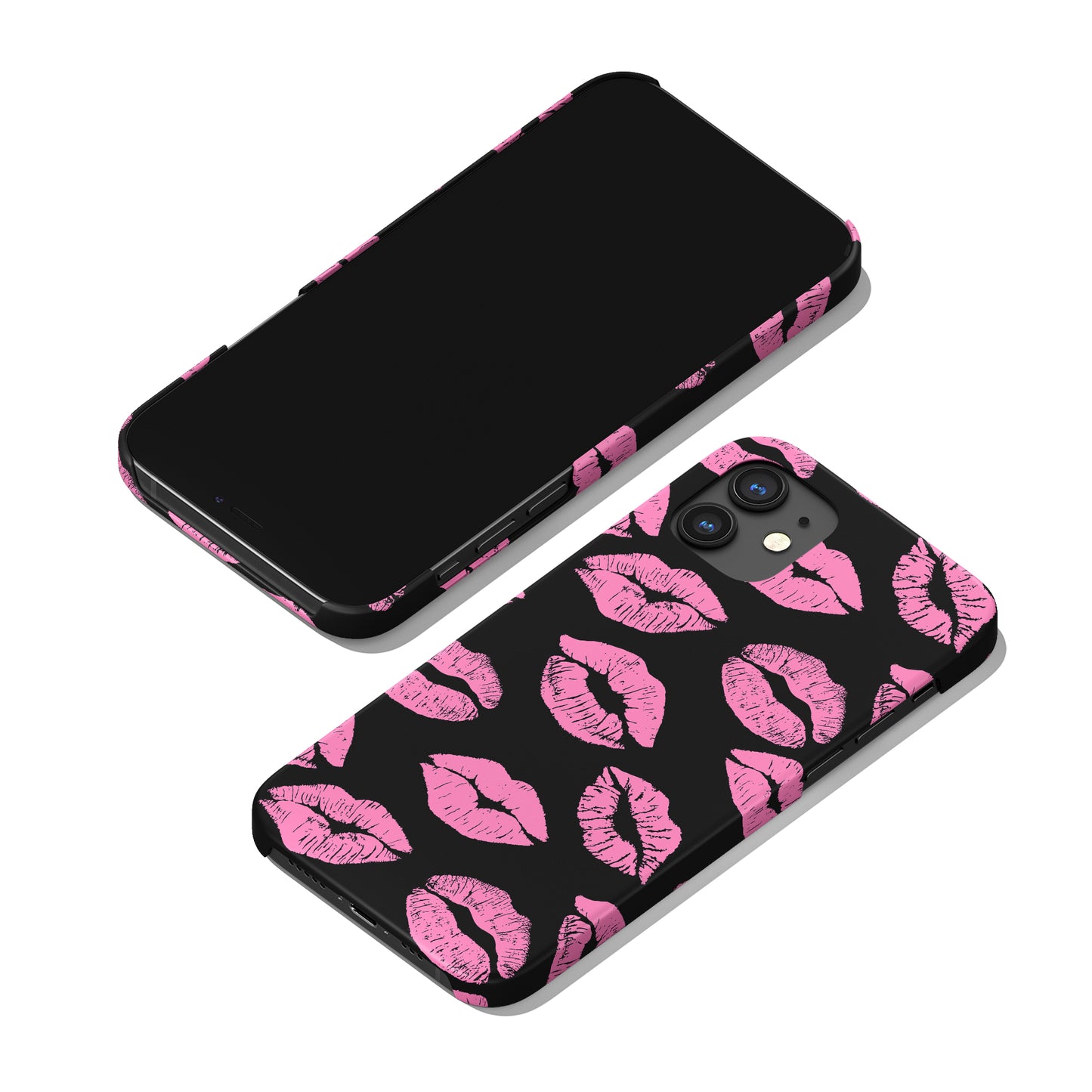 Pink Lips iPhone Case - HypeSheriff