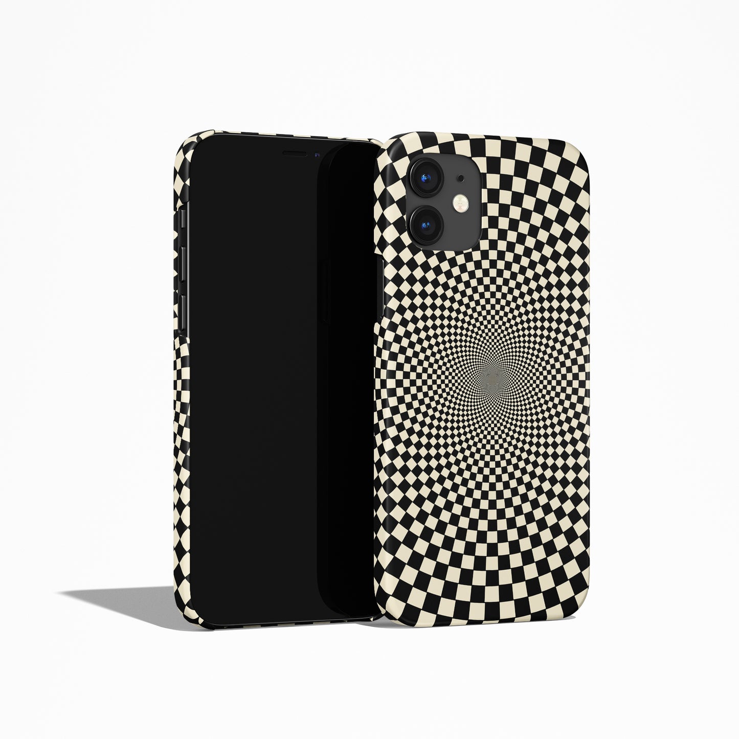 Retro 70s Twist Checkerboard iPhone Case - HypeSheriff