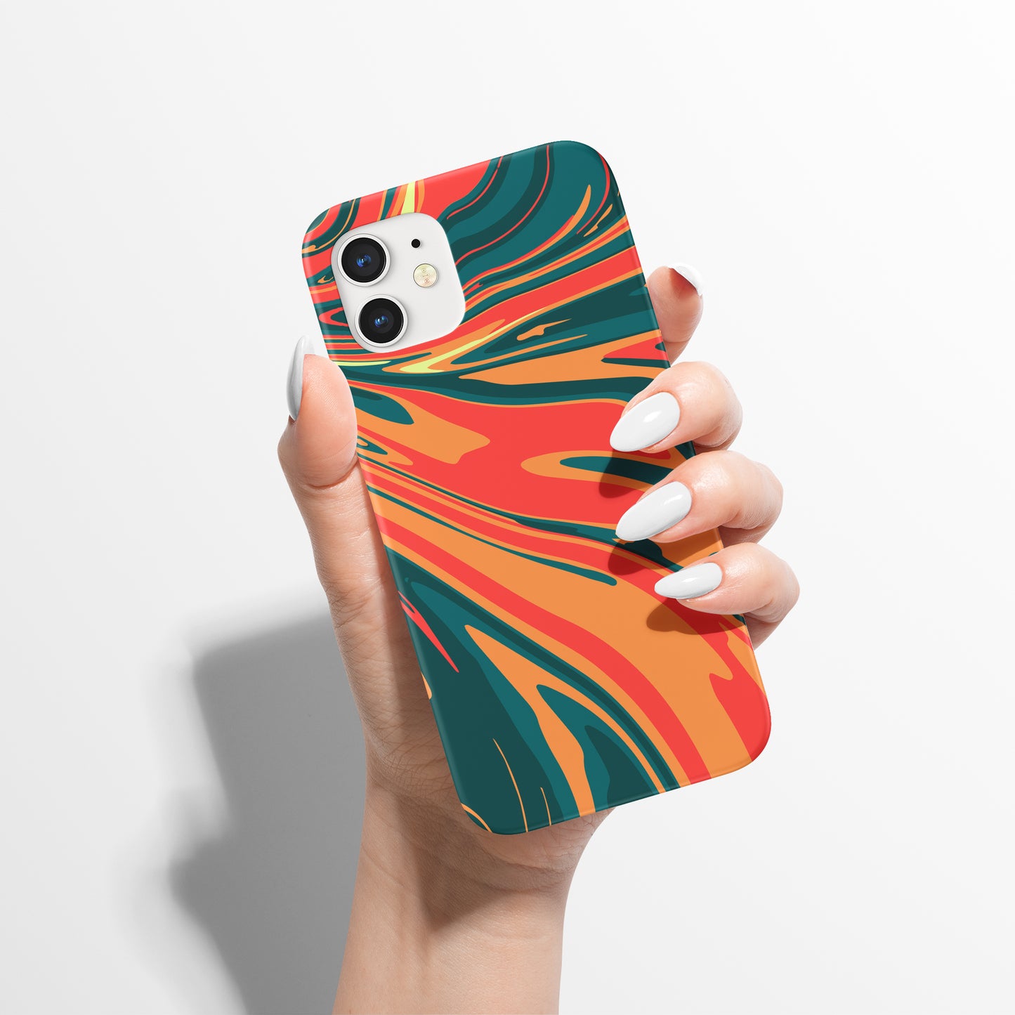 Dark Abstract Liquid Swirl iPhone Case - HypeSheriff