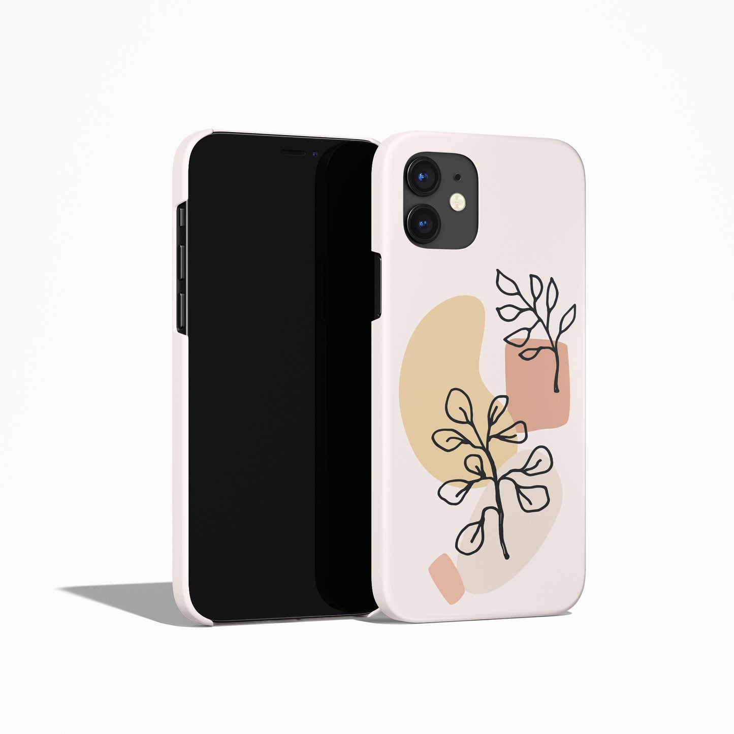 Boho Beige Neutral Pattern iPhone Case - HypeSheriff