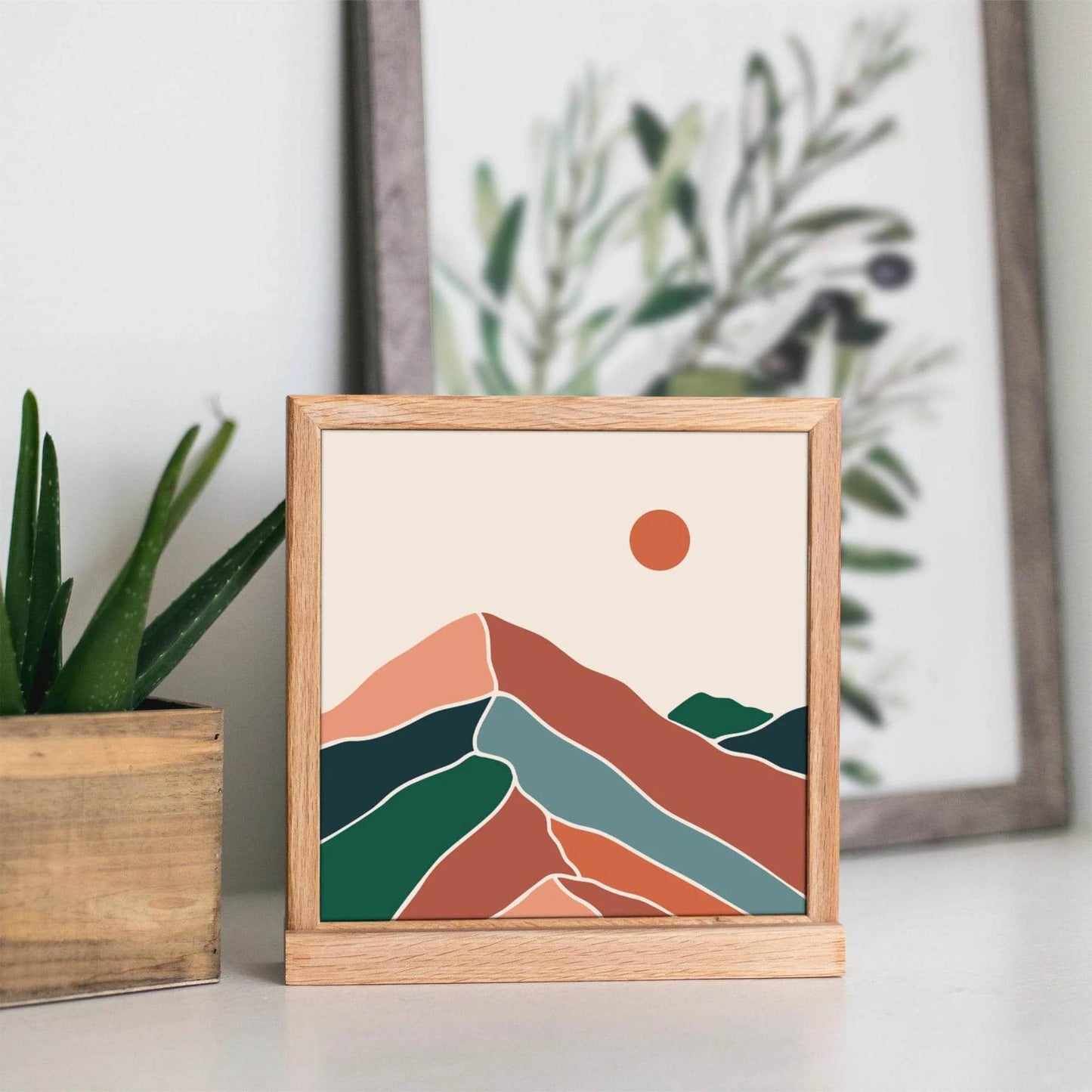 Colorful Mountain Print - HypeSheriff