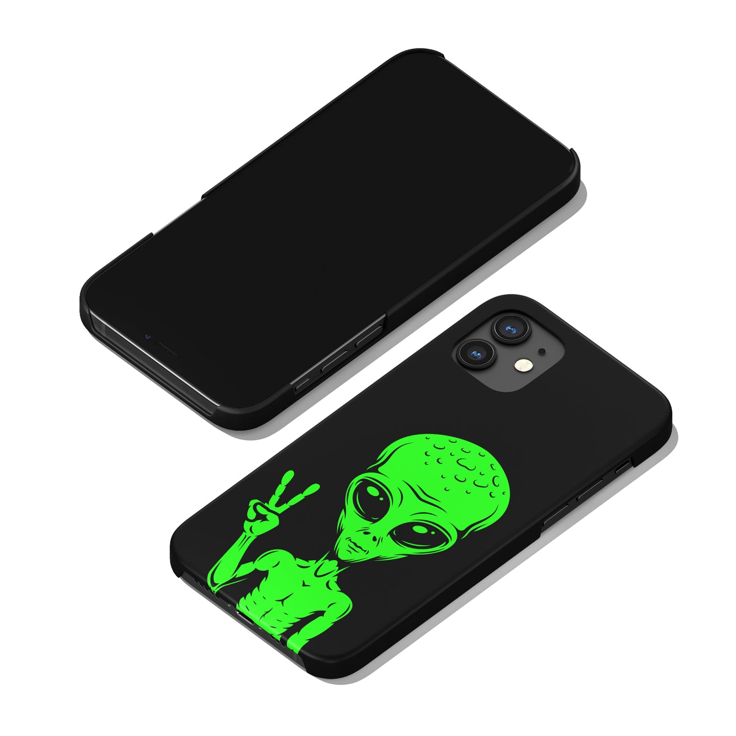 Green Alien Area 51 iPhone Case - HypeSheriff